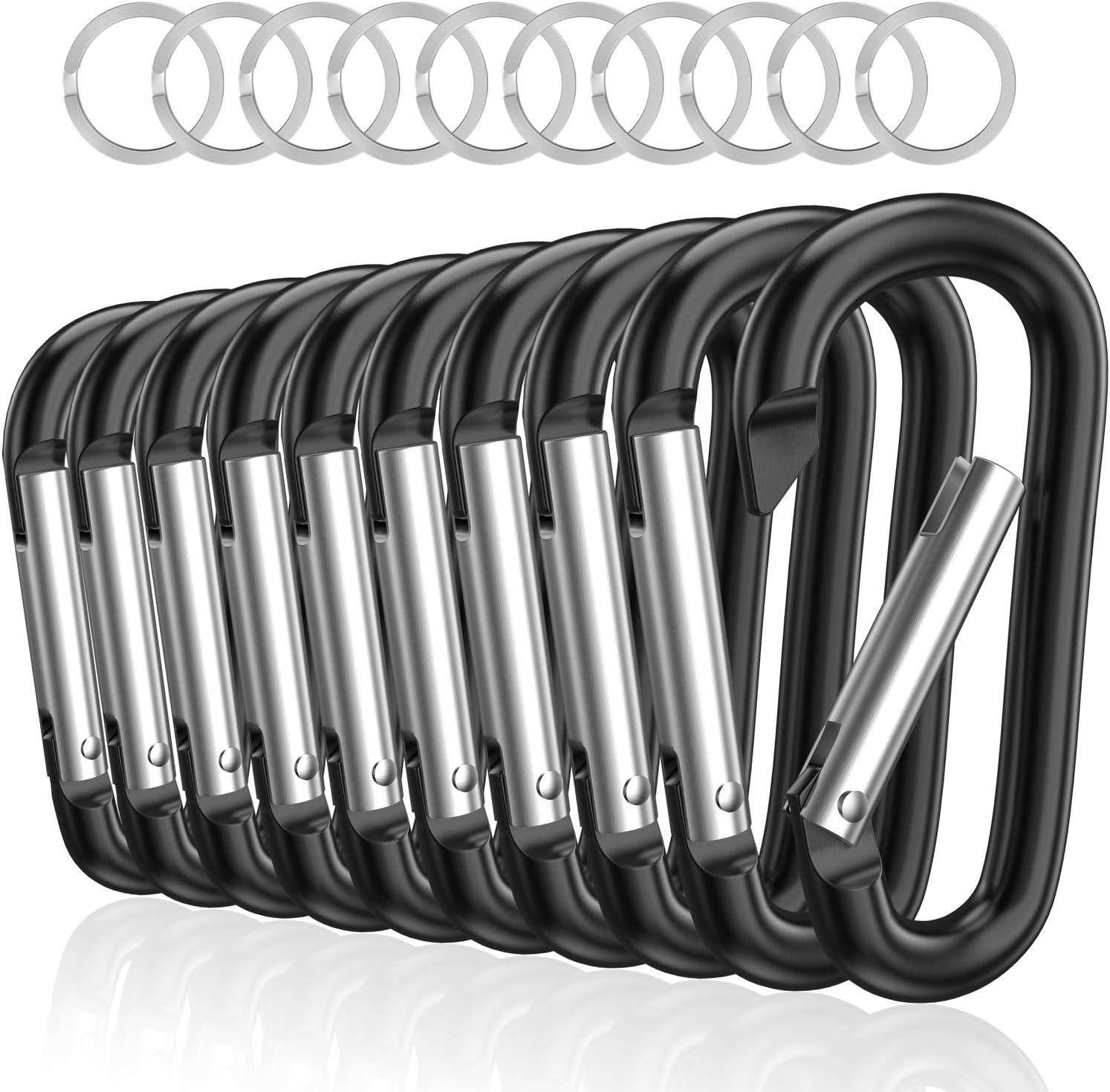 3 inch Aluminum Mountaineering Buckle D-Ring