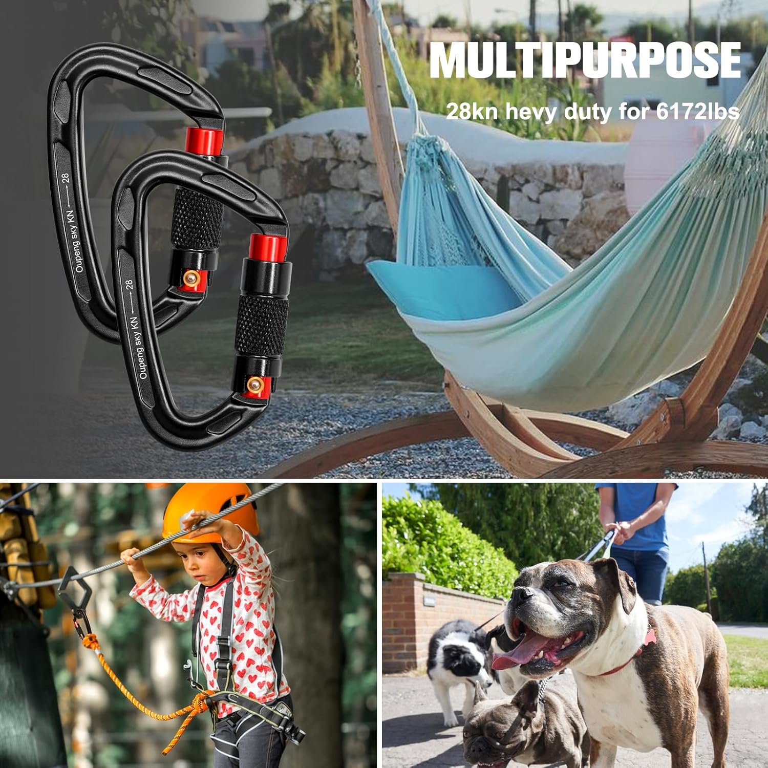Self-Locking Mountain Buckle Clip