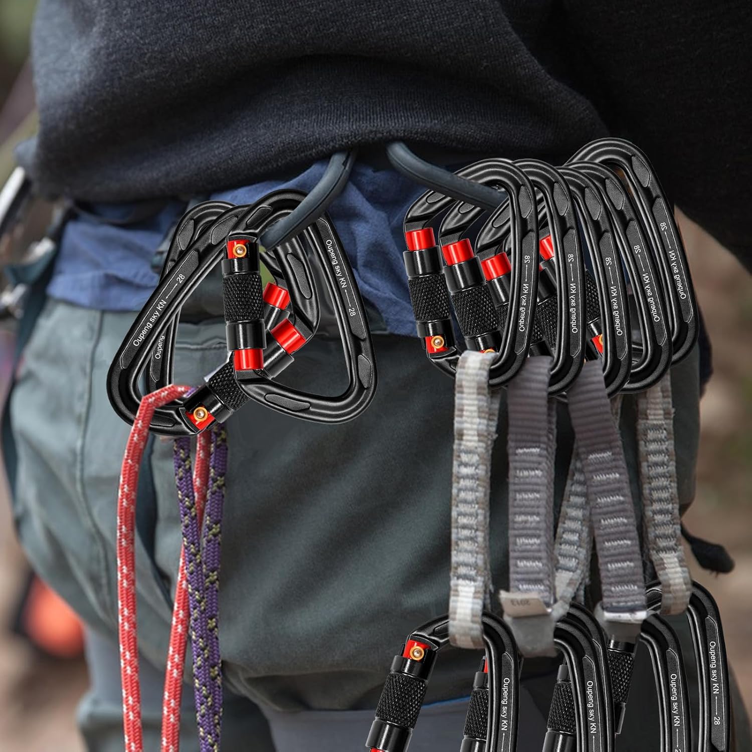 Self-Locking Mountain Buckle Clip