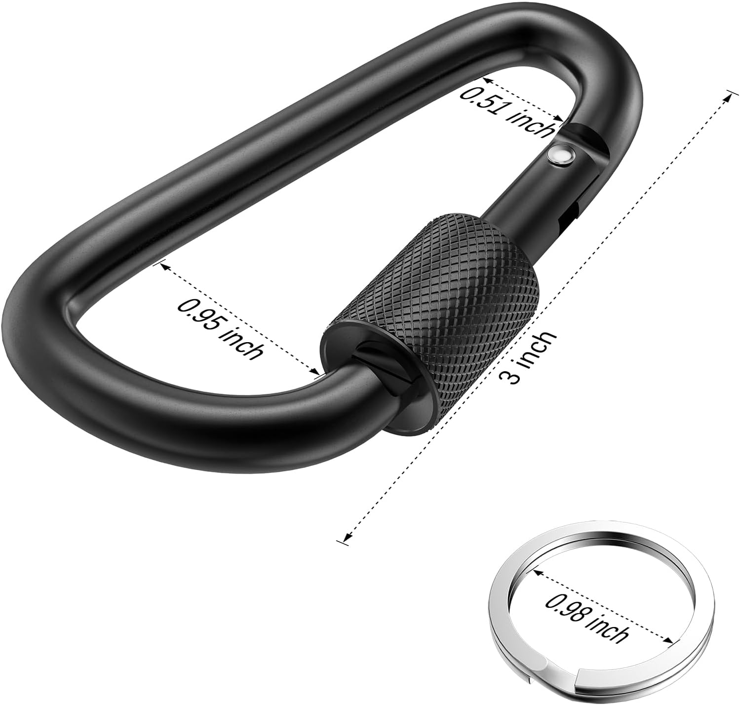 3 inch Locking Mountaineering Buckle