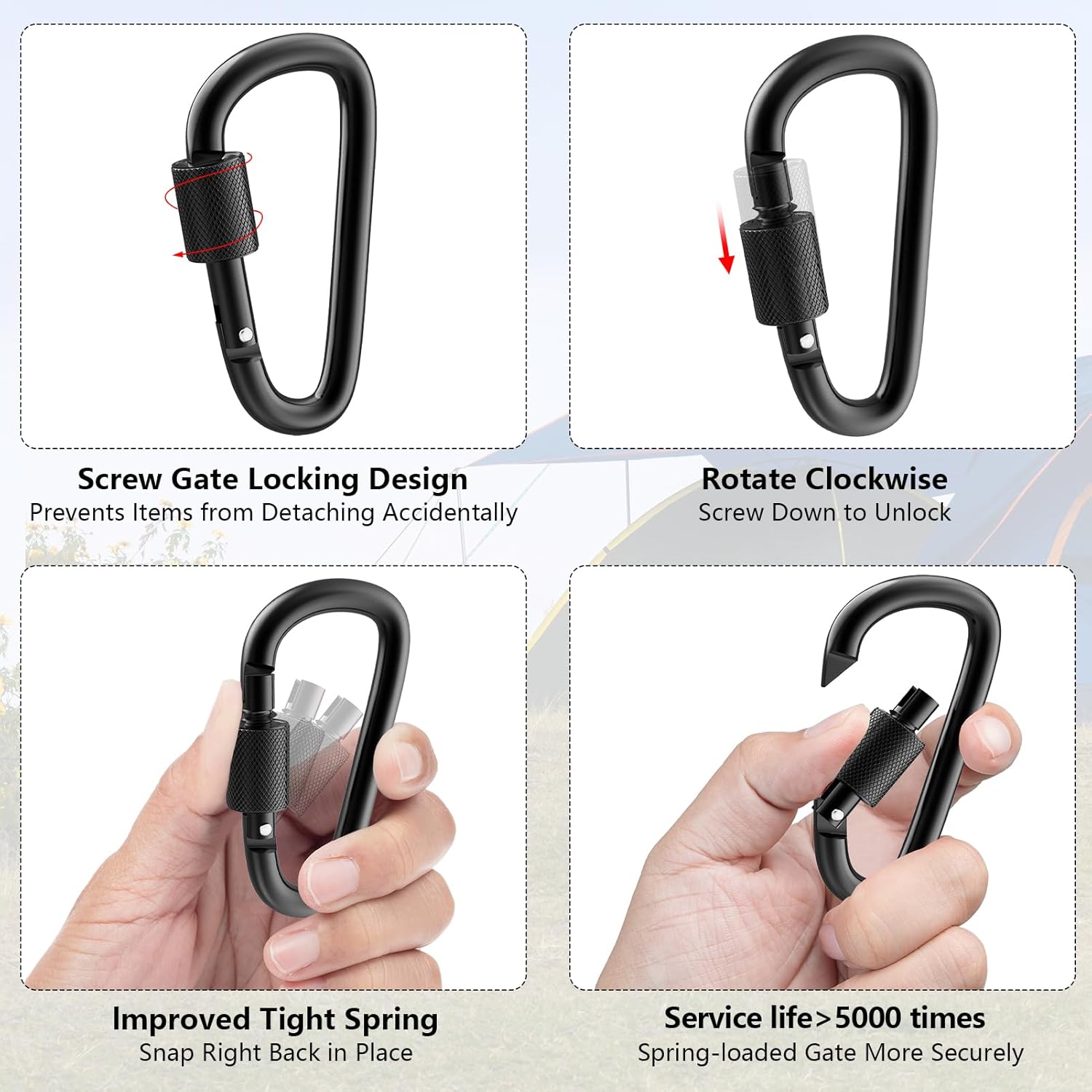 3 inch Locking Mountaineering Buckle