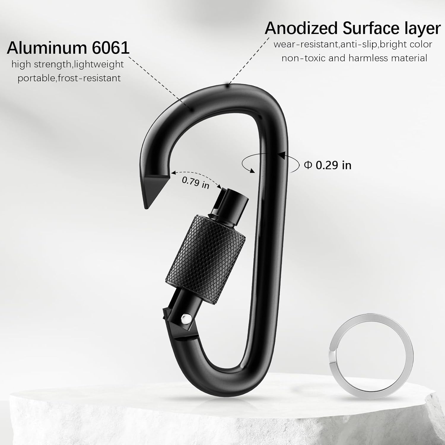 3 inch Locking Mountaineering Buckle