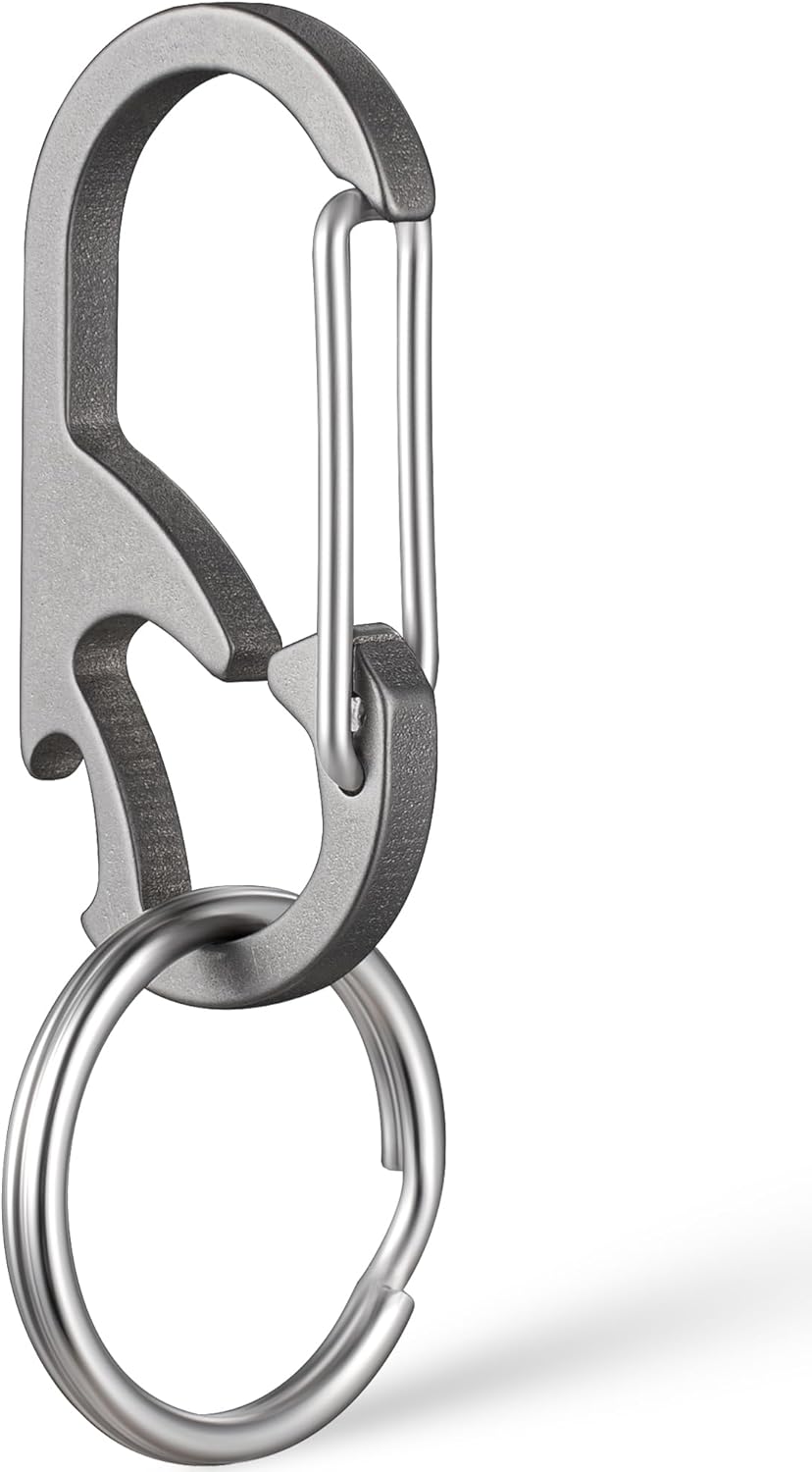 Titanium Mountaineering Buckle Keychain Holder