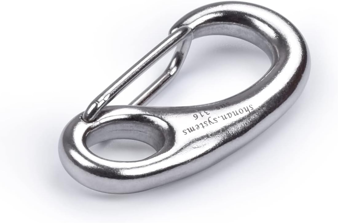 1.93 inch Mountaineering Buckle, 4 Piece Flag Hook