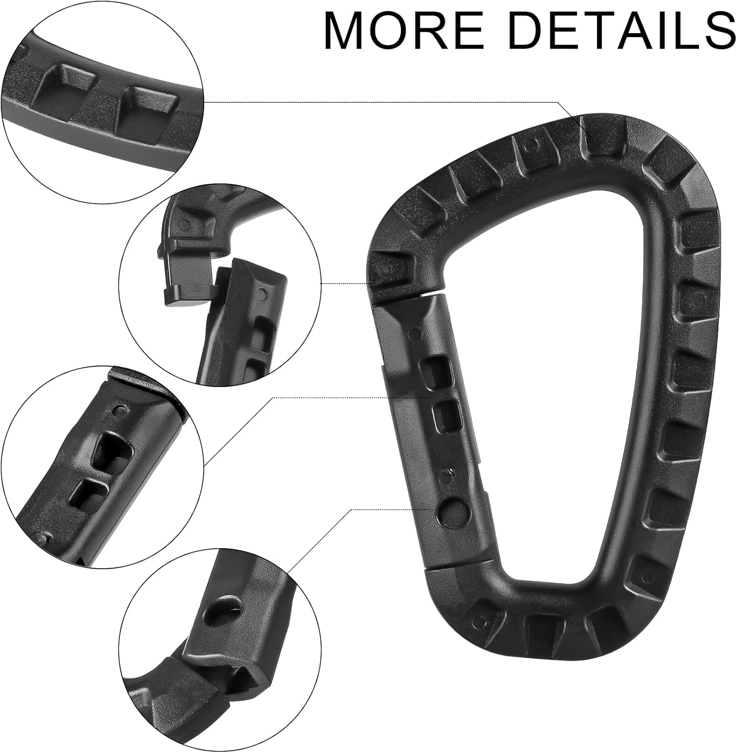 Tactical Hiking Buckle Keychain