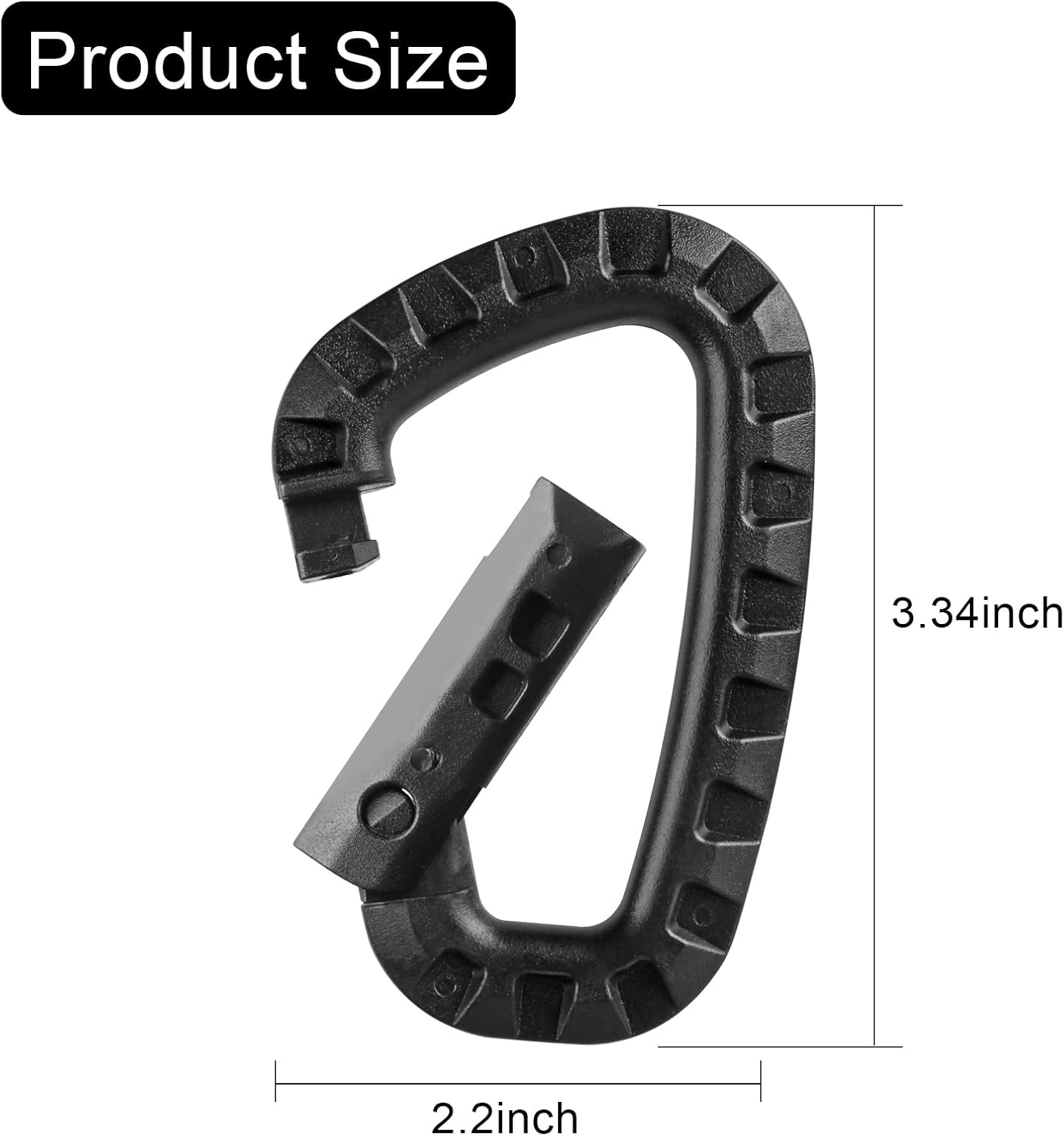 Tactical Hiking Buckle Keychain