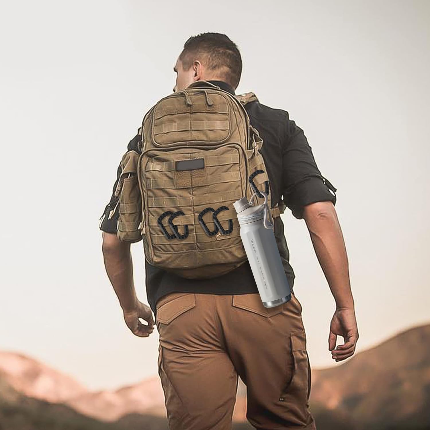 Tactical Hiking Buckle Keychain
