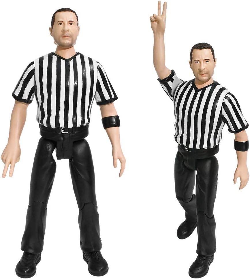 3 Counting and Talking Wrestling Referee Movable Figure