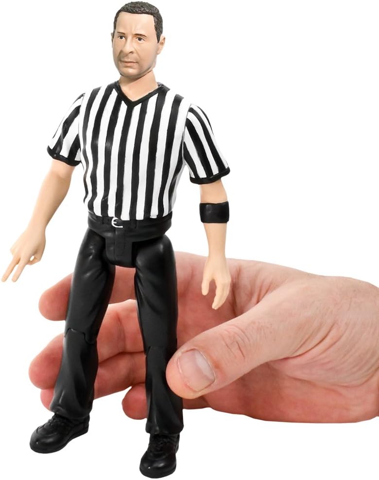 3 Counting and Talking Wrestling Referee Movable Figure