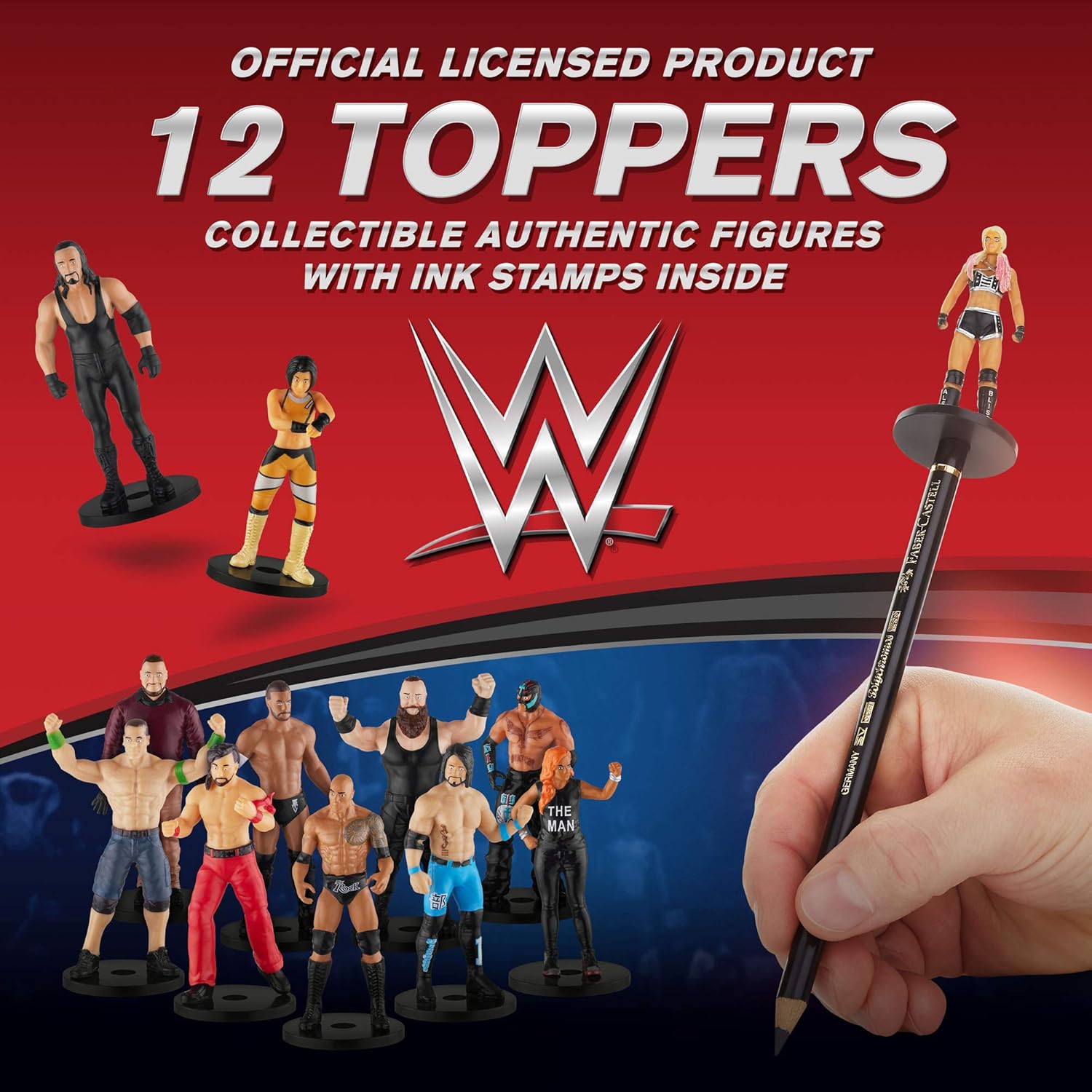 Superstar Pencil Toppers, 12-Piece Set