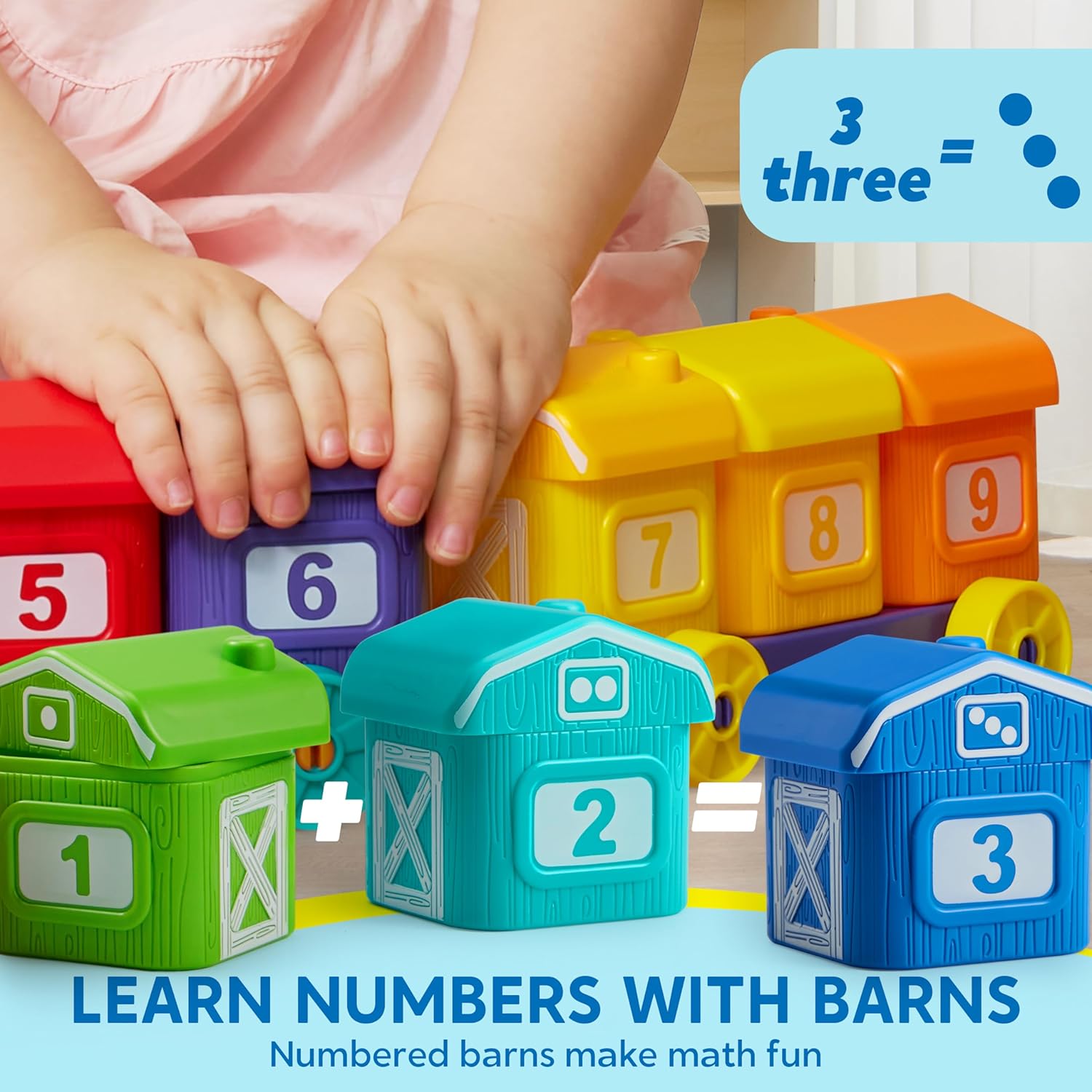 Play-Act Learning Farm Train
