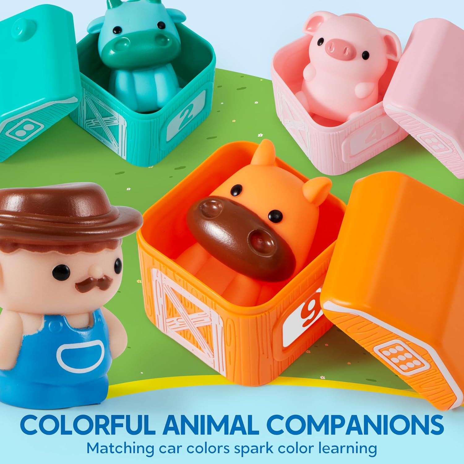 Play-Act Learning Farm Train