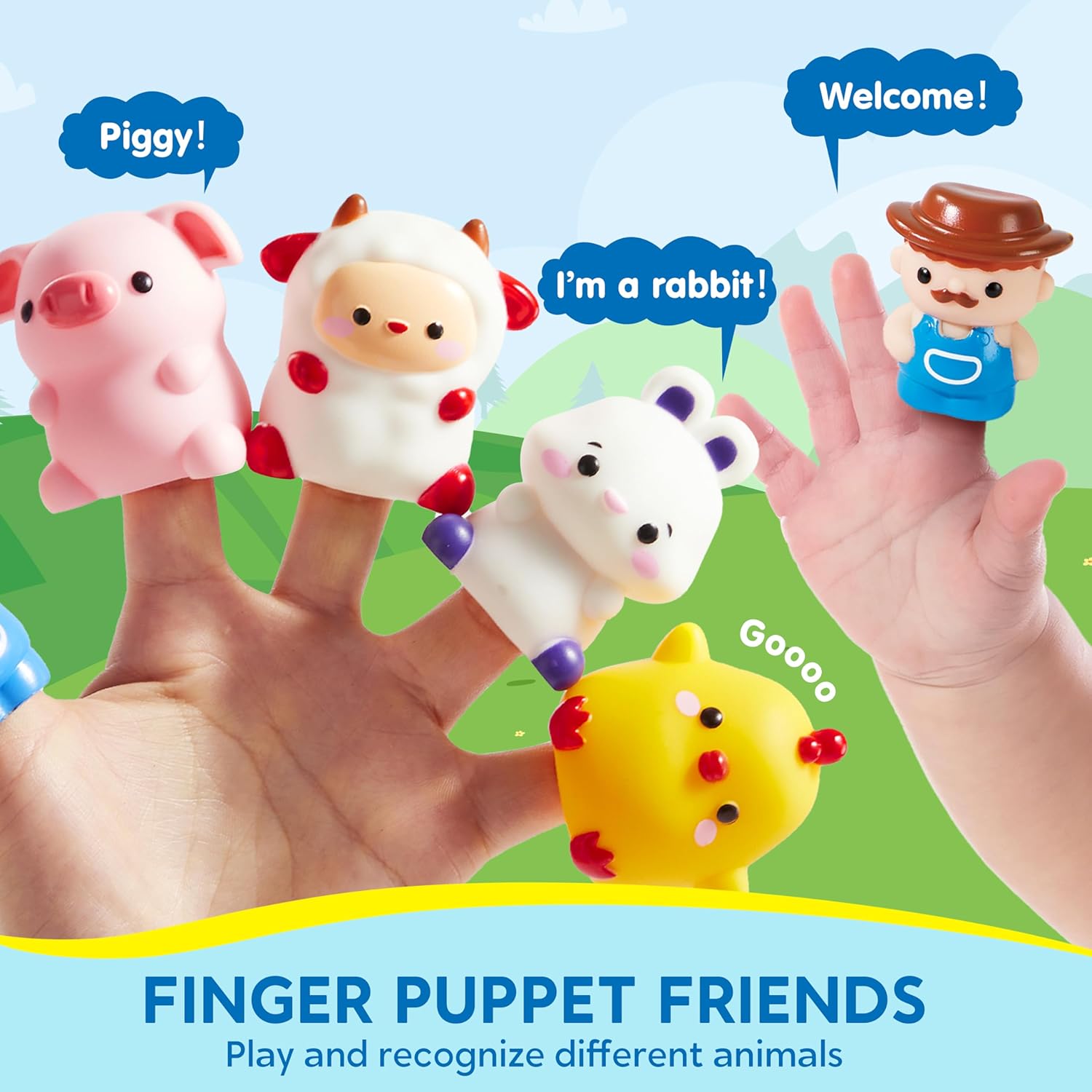 Play-Act Learning Farm Train