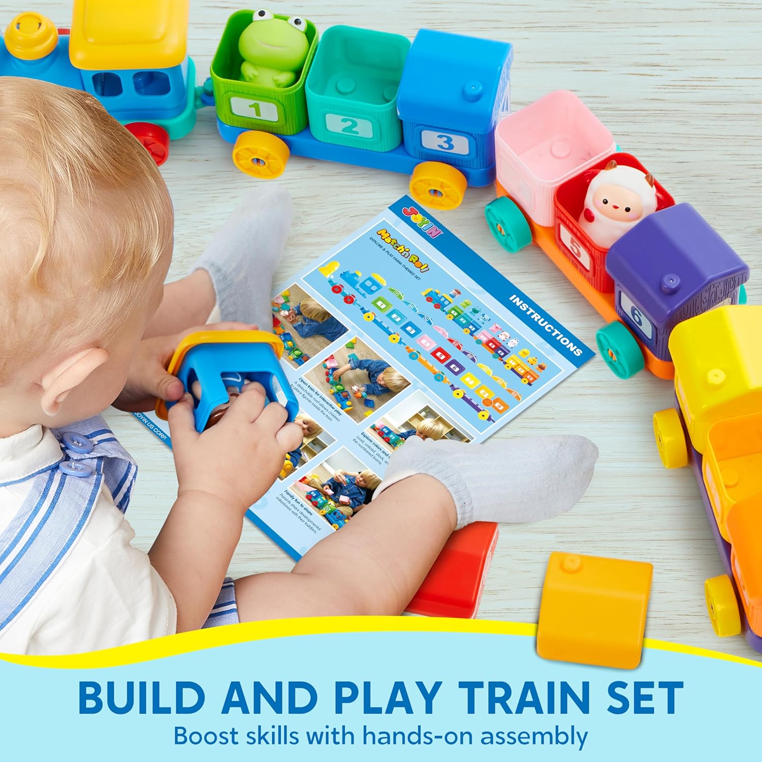 Play-Act Learning Farm Train