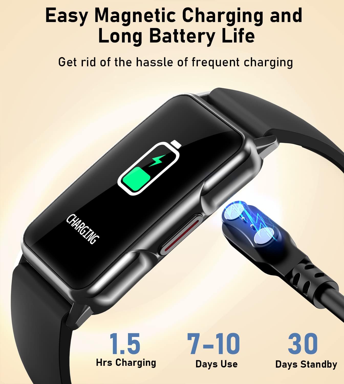 Smart Watch Heart Rate Blood Oxygen Waterproof