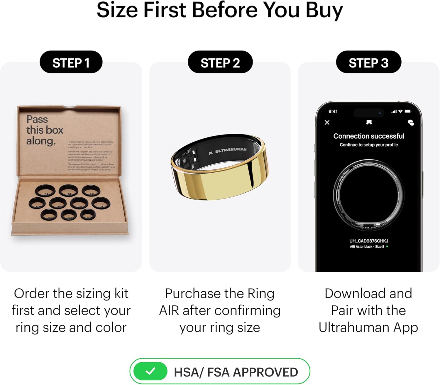 Ring AIR Sleep Fitness Tracker