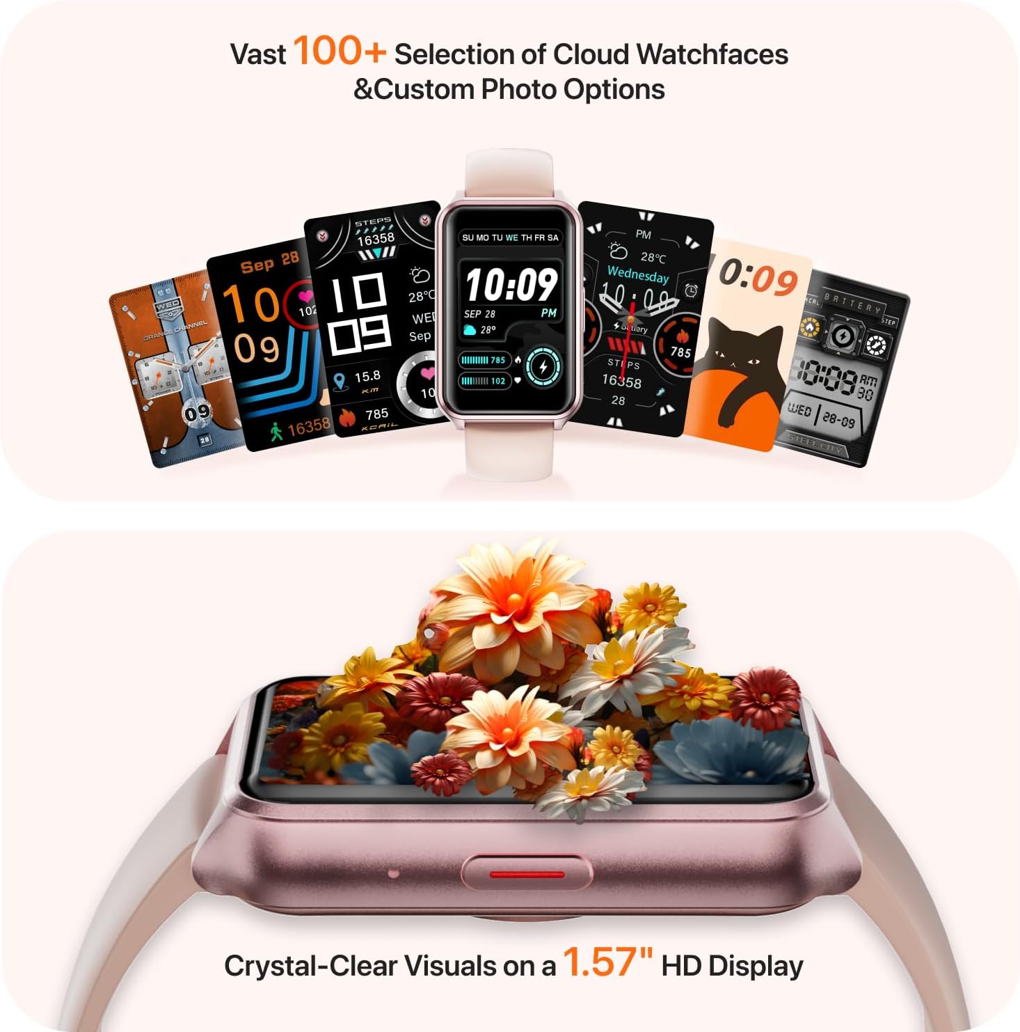 Smartwatch Phone Call Heart Rate Waterproof