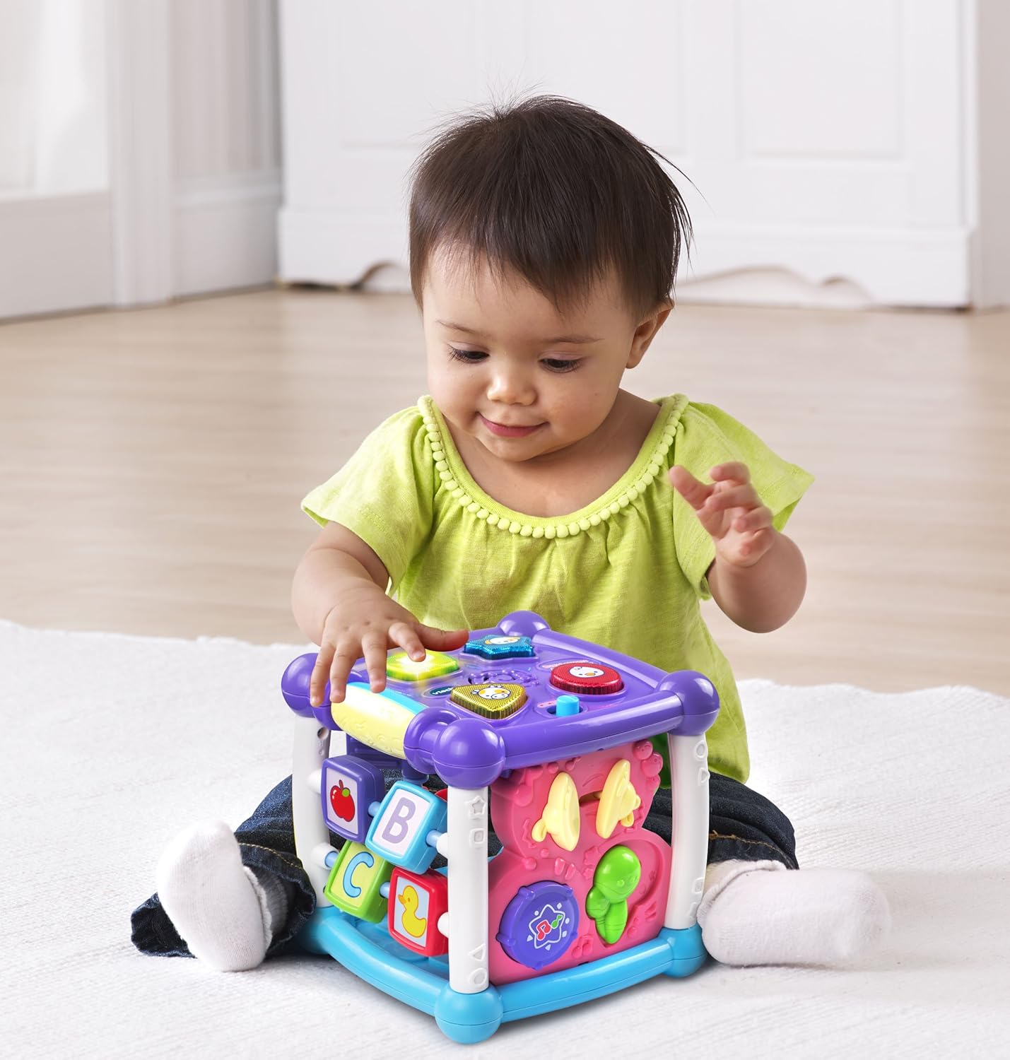 Purple Activity Cube