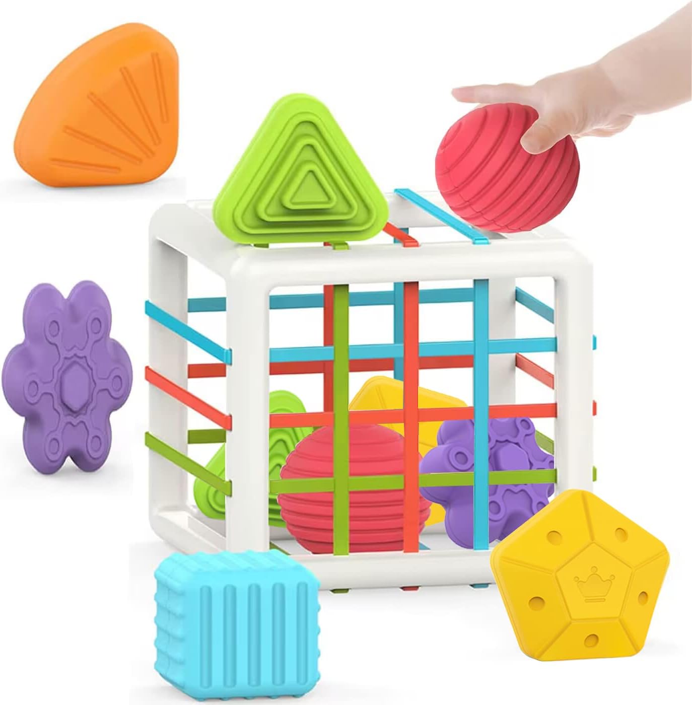 6 Pack Sensory Shapes, 1+ Years
