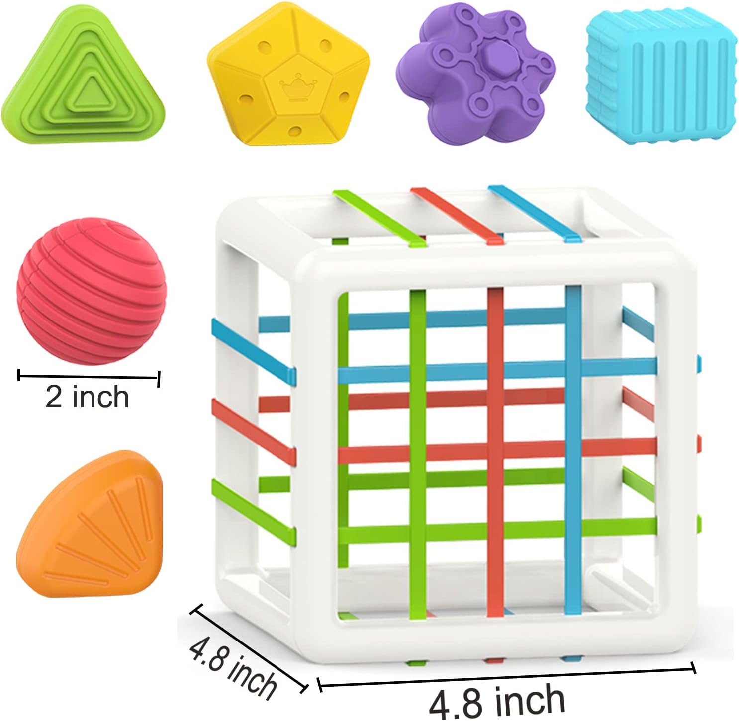 6 Pack Sensory Shapes, 1+ Years