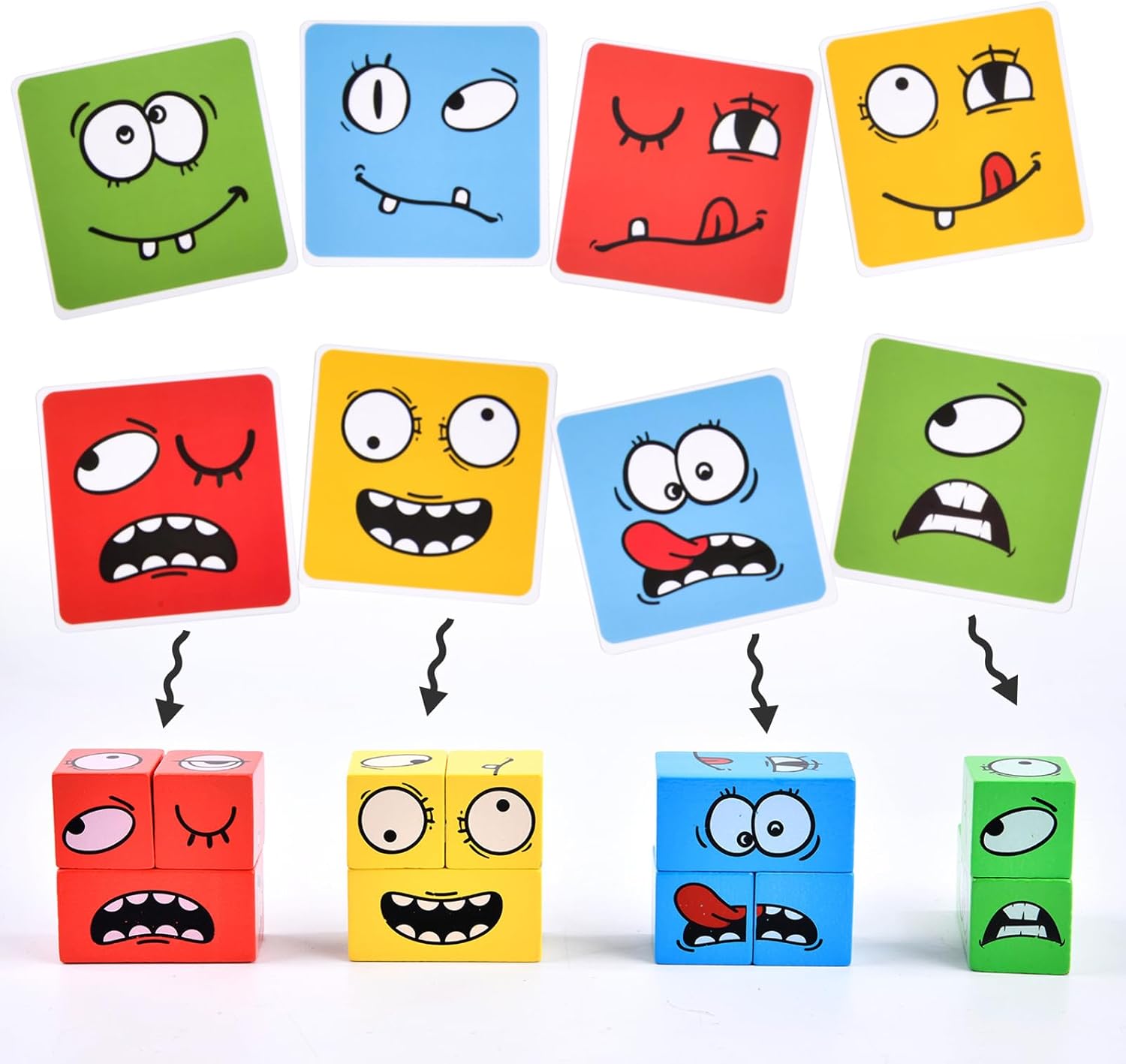 Wooden Face Changing Game