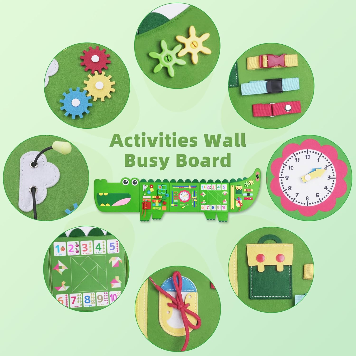 Rivibou Crocodile Busy Board