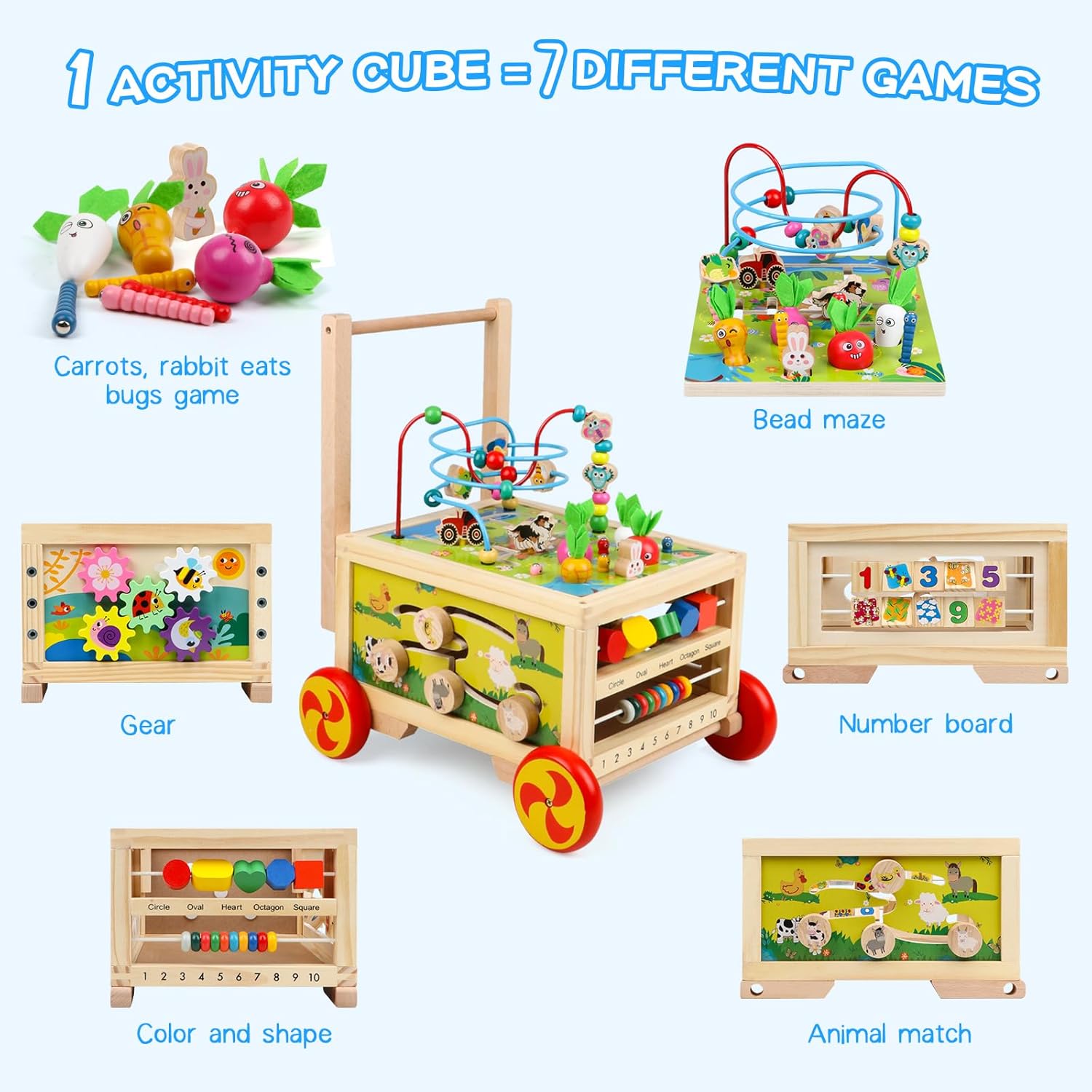7 in 1 Activity Cubes