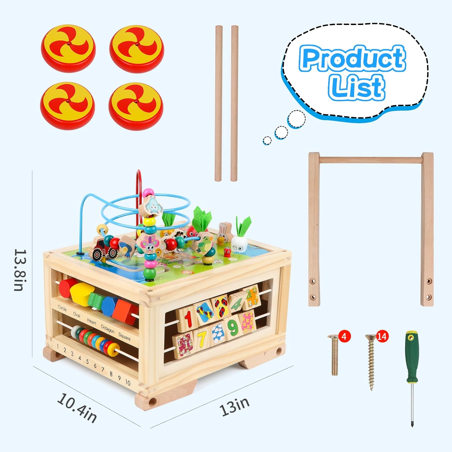 7 in 1 Activity Cubes