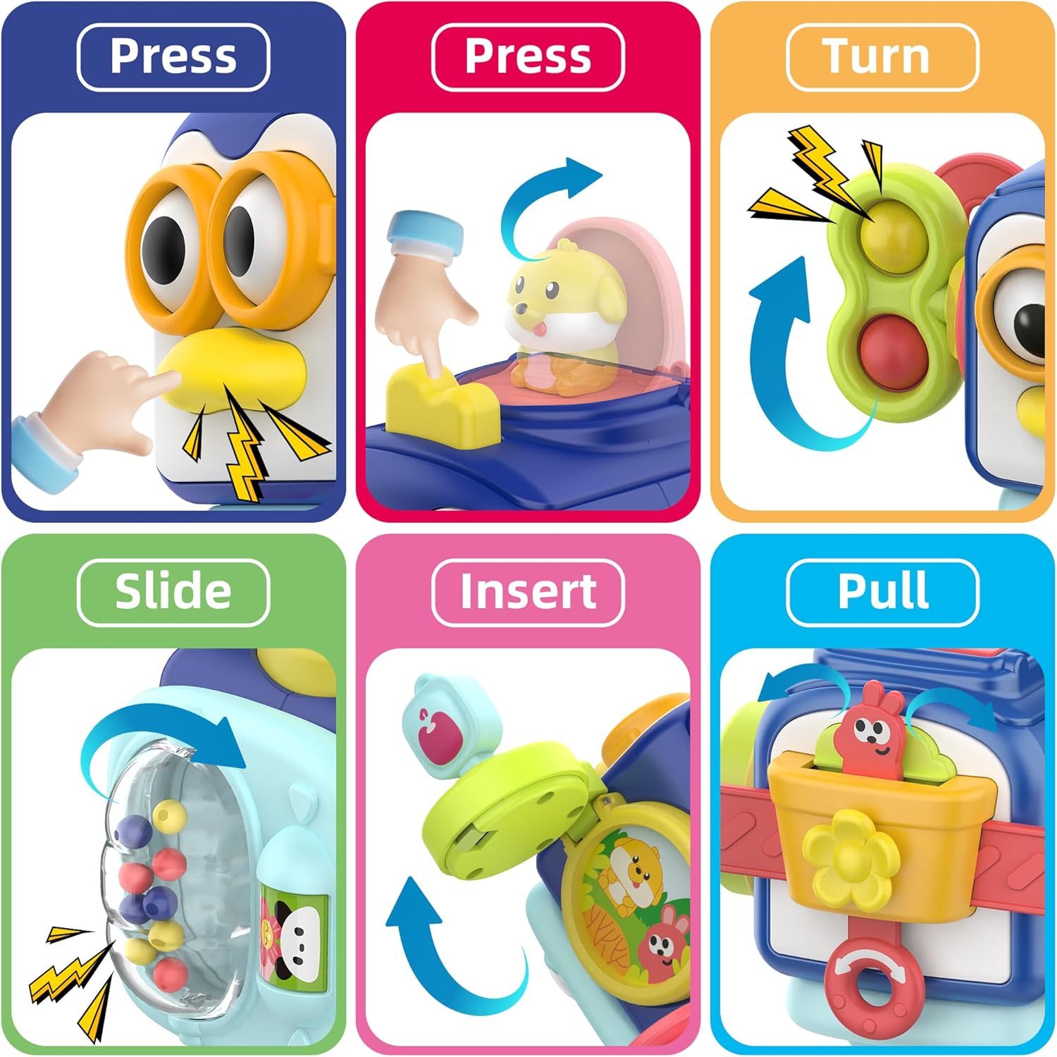 Activity Cube for 1-3 Year Olds