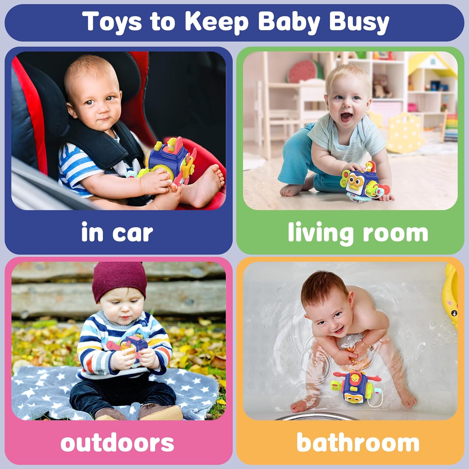 Activity Cube for 1-3 Year Olds