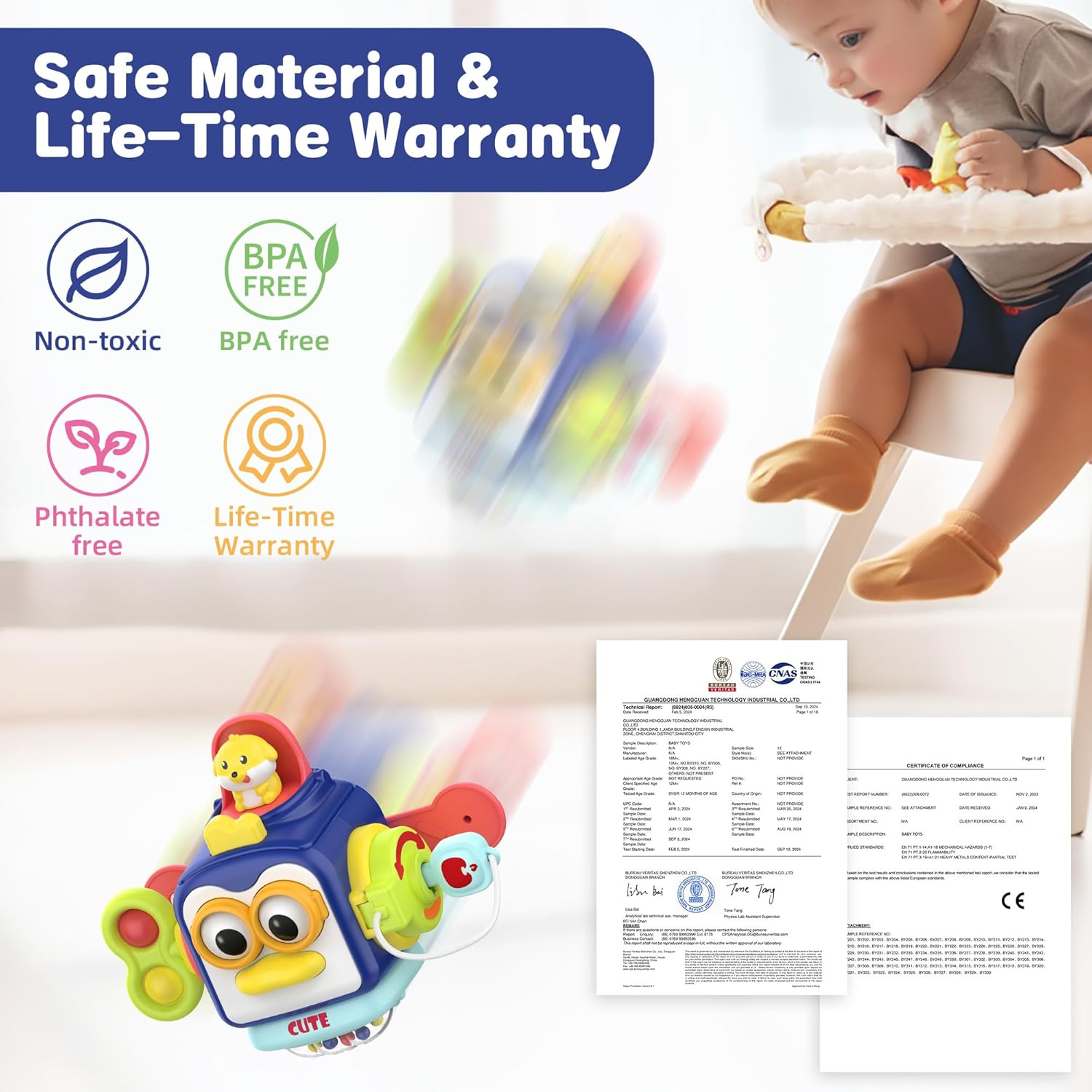 Activity Cube for 1-3 Year Olds