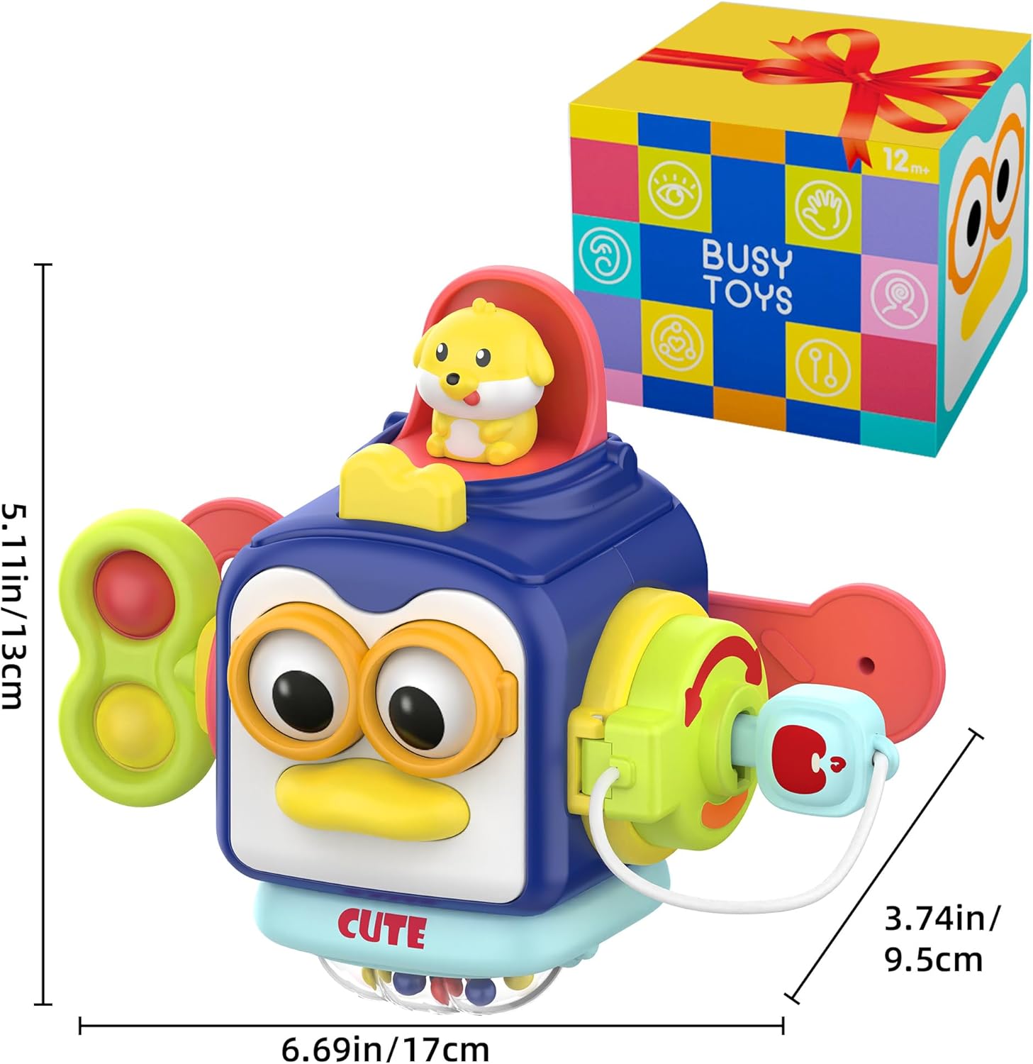 Activity Cube for 1-3 Year Olds