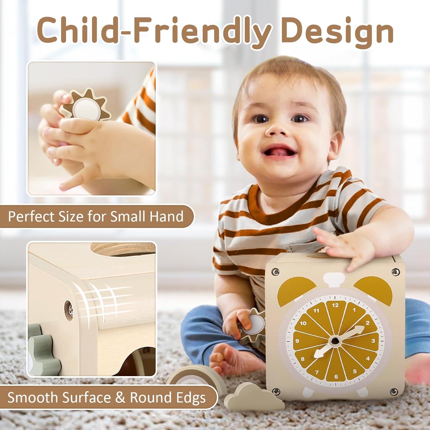 Wooden Activity Cube