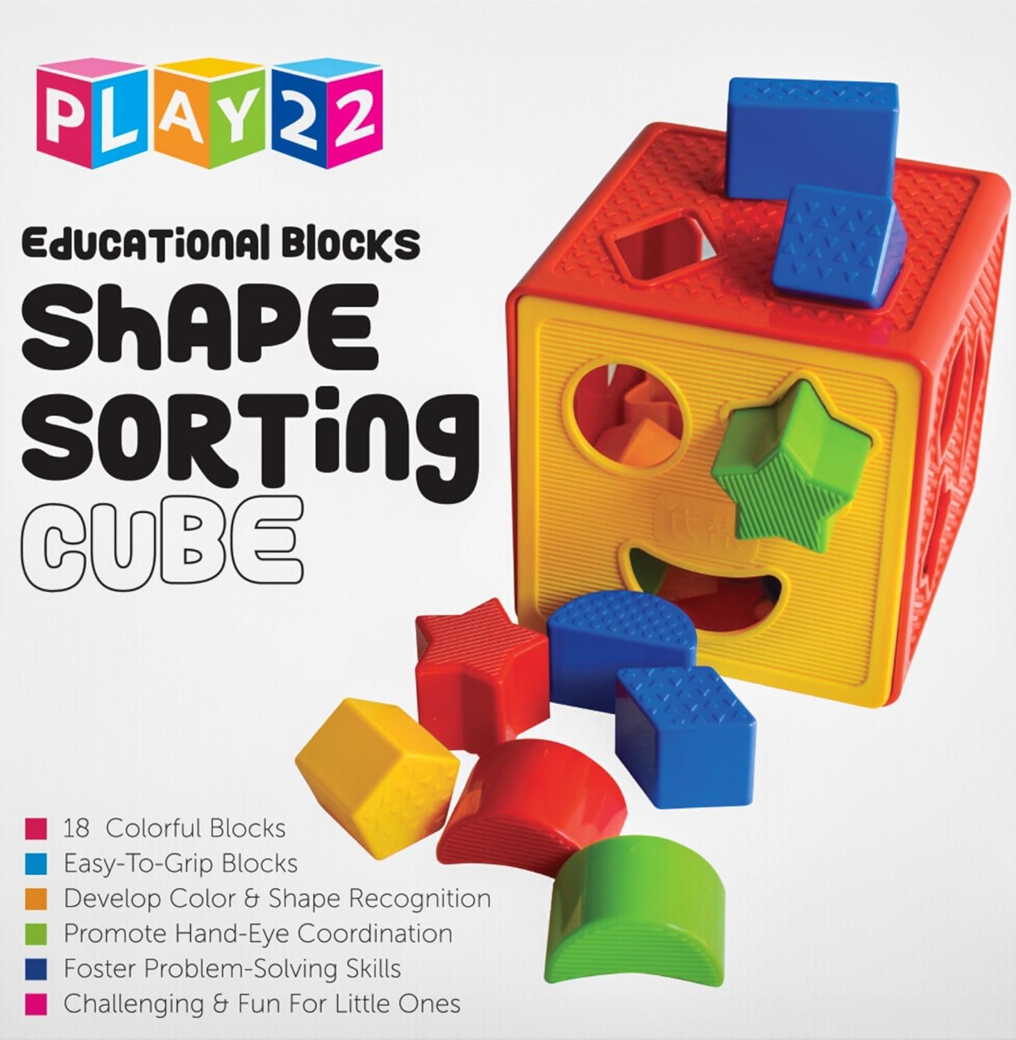 18 Shapes Baby Blocks