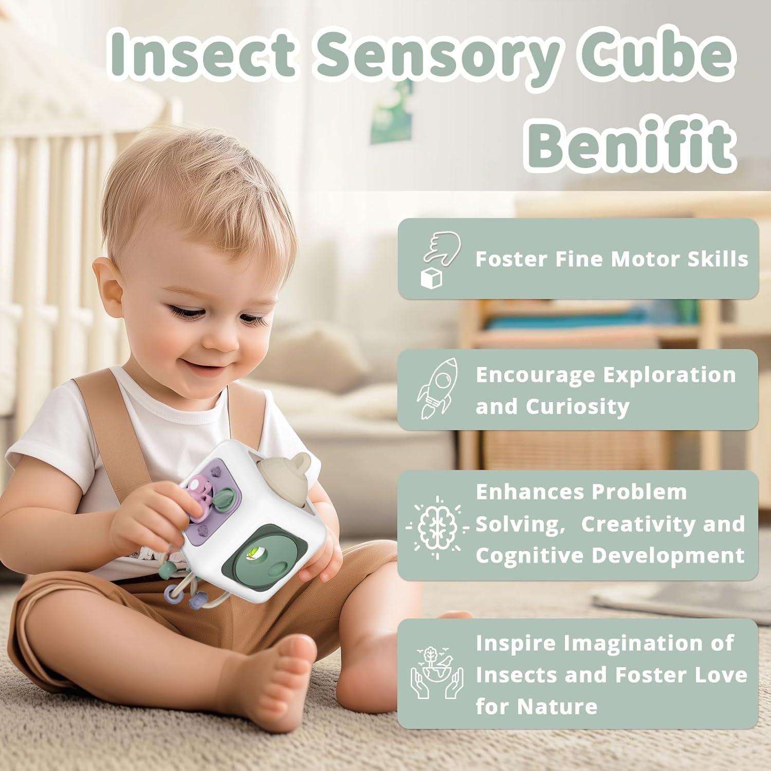 Baby Busy Board Cube