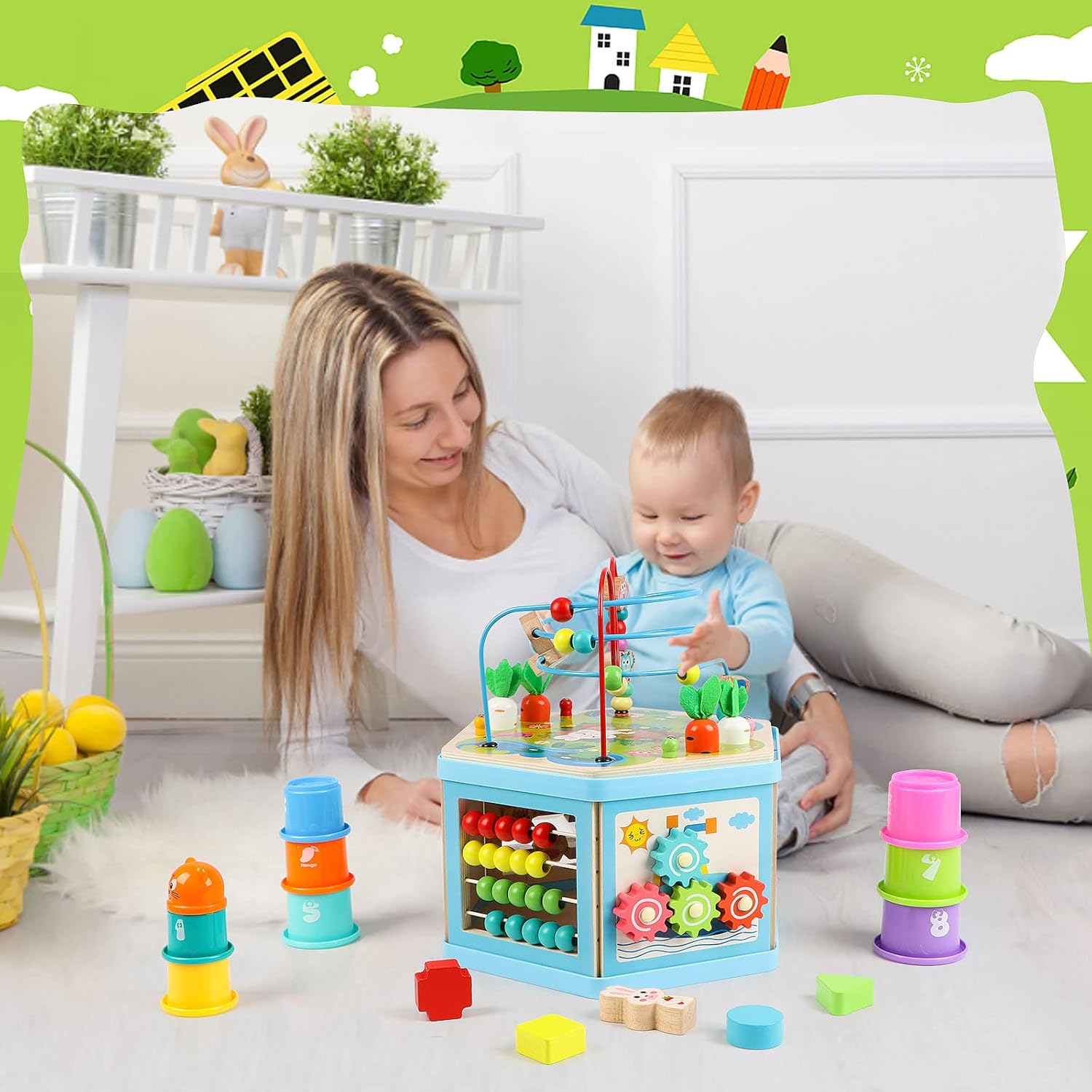 Vomocent Wooden Activity