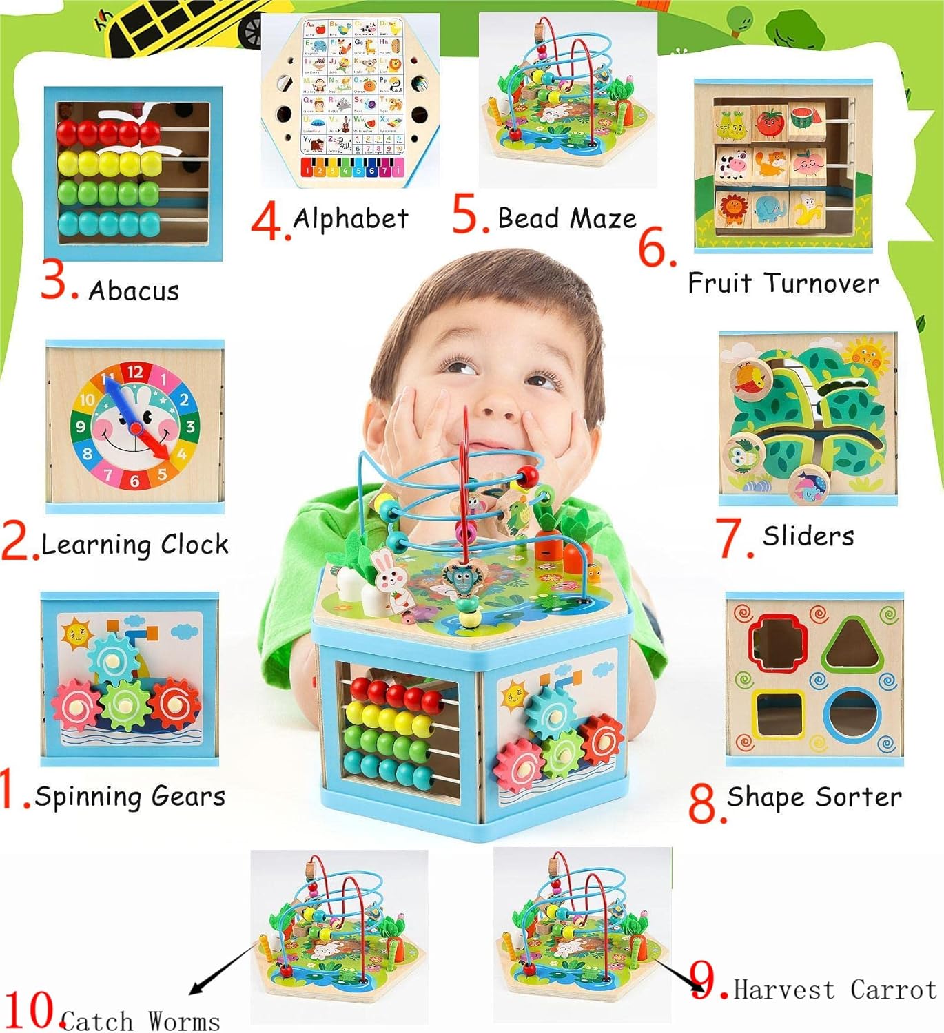 Vomocent Wooden Activity