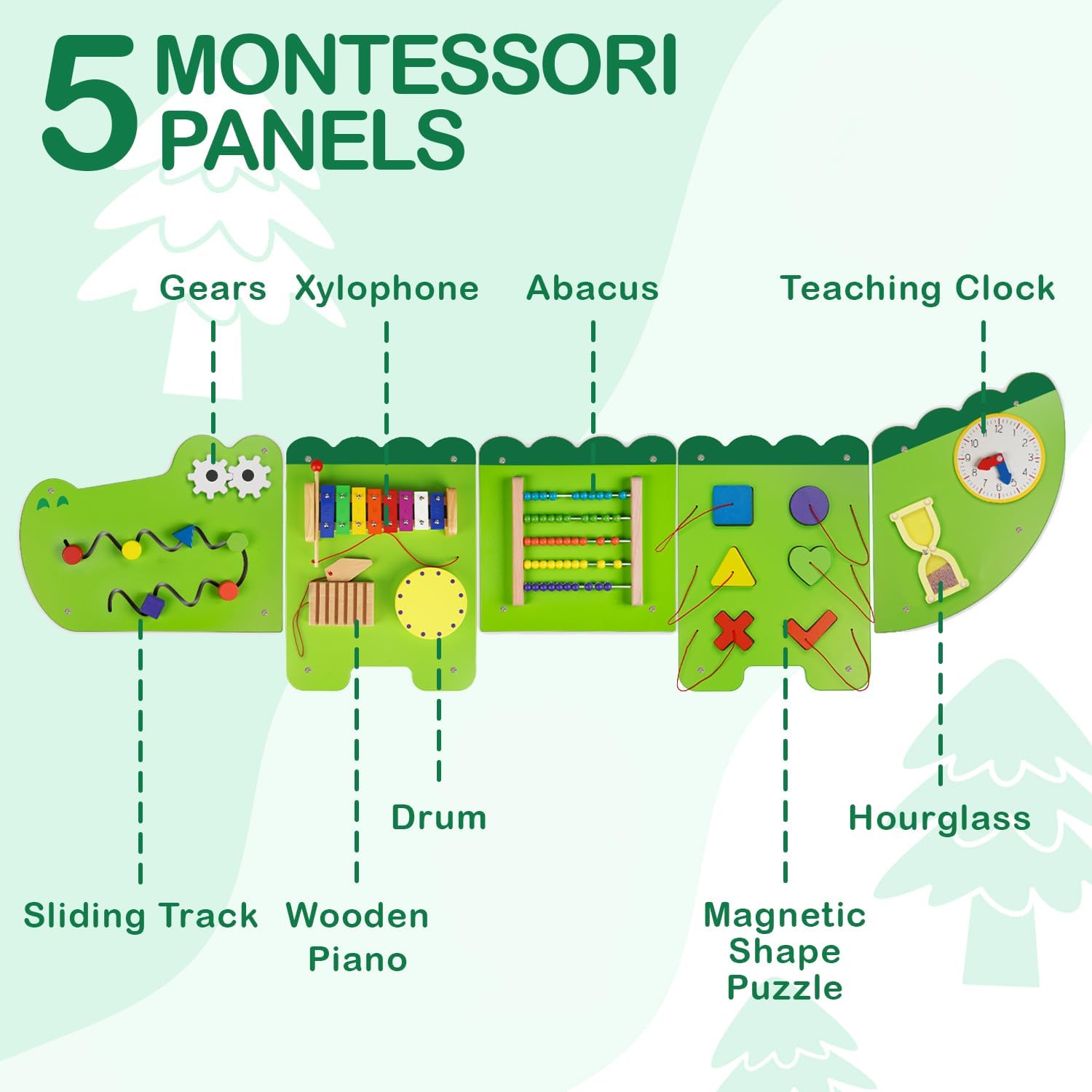 Crocodile Busy Board