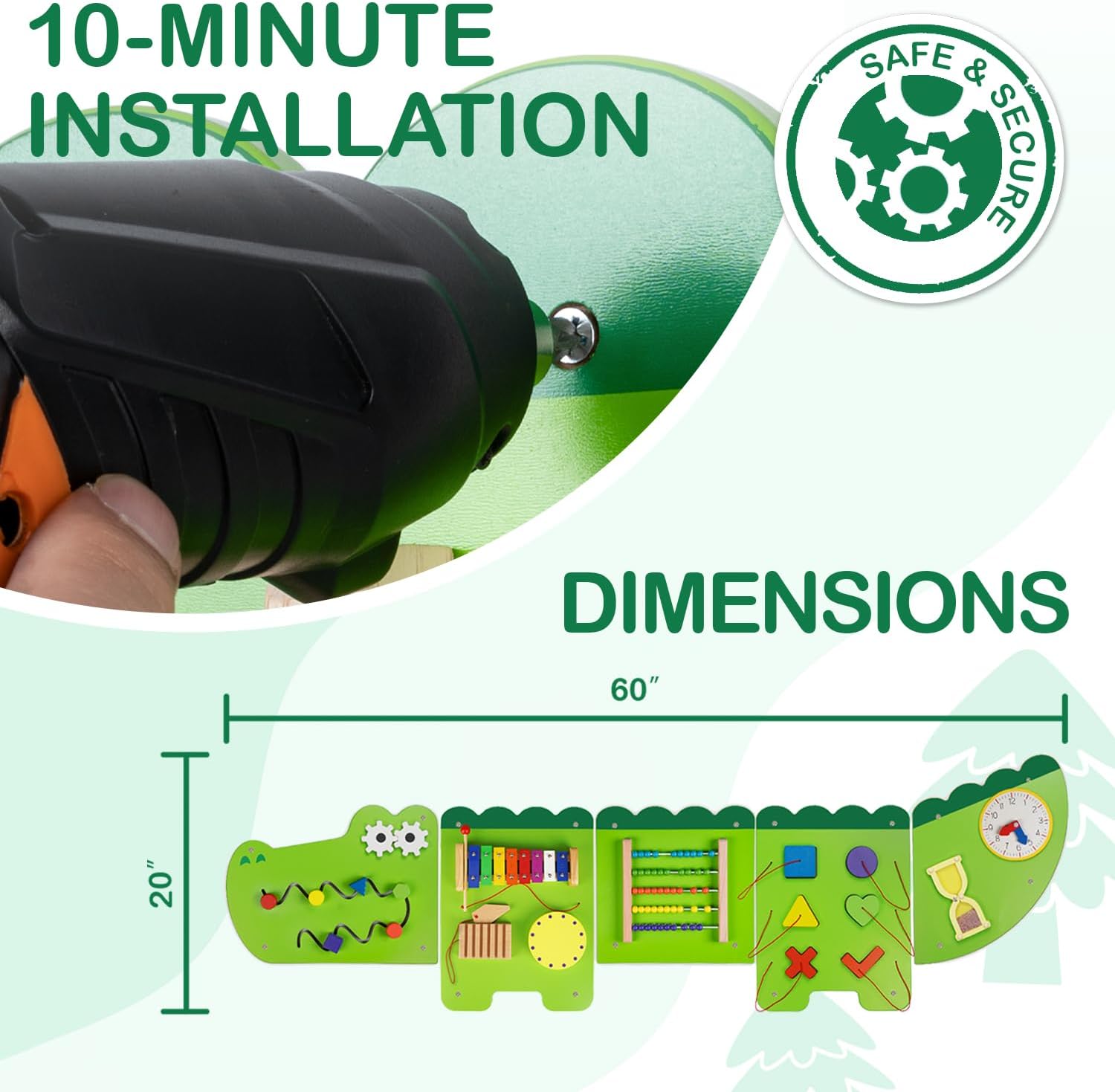 Crocodile Busy Board