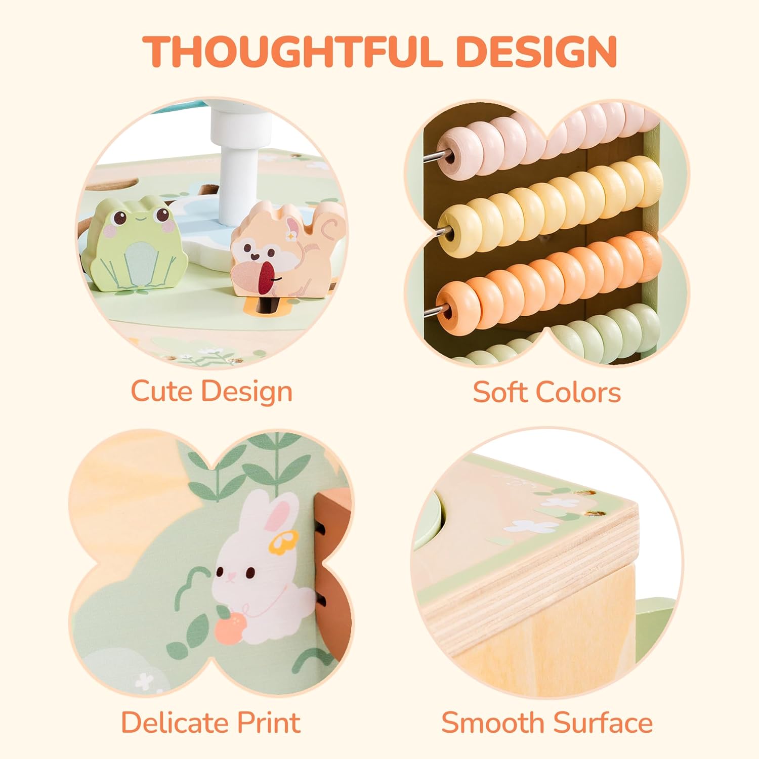 13 in 1 Wooden Activity Cubes