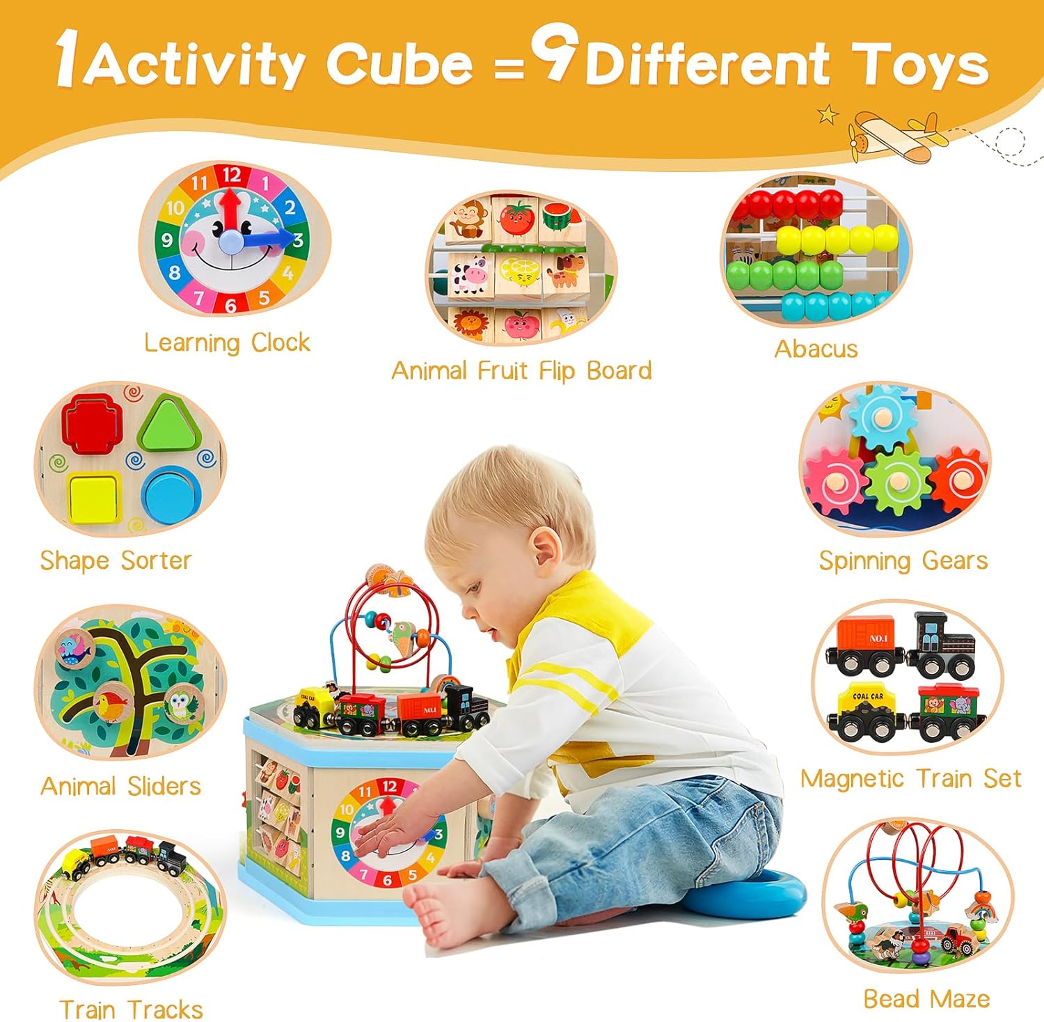 9 in 1 Activity Cubes