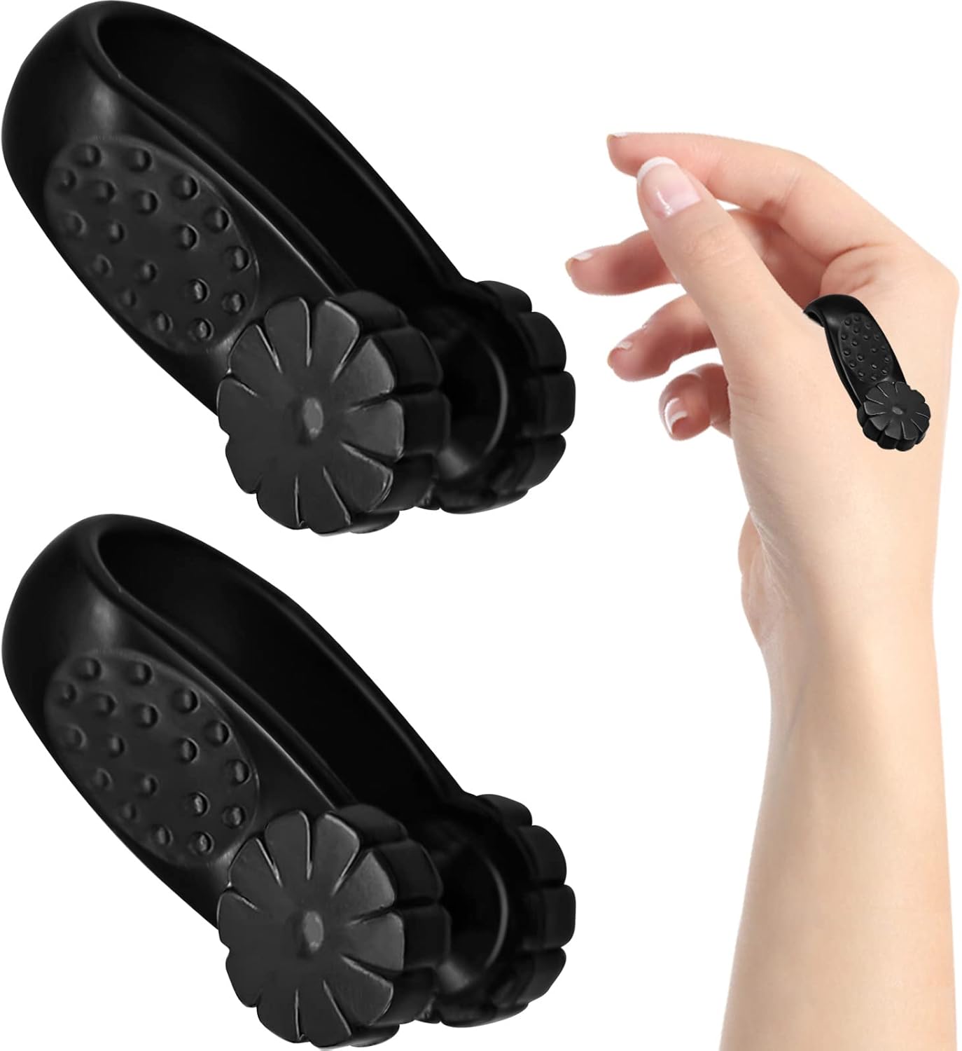 2 Piece Migraine Pressure Point Clip | Headache Relief Acupressure Hand Clip | LI4 Acupuncture Point Clip Tension and Anxiety Relief Device | Stress Relief | Acupuncture Relief