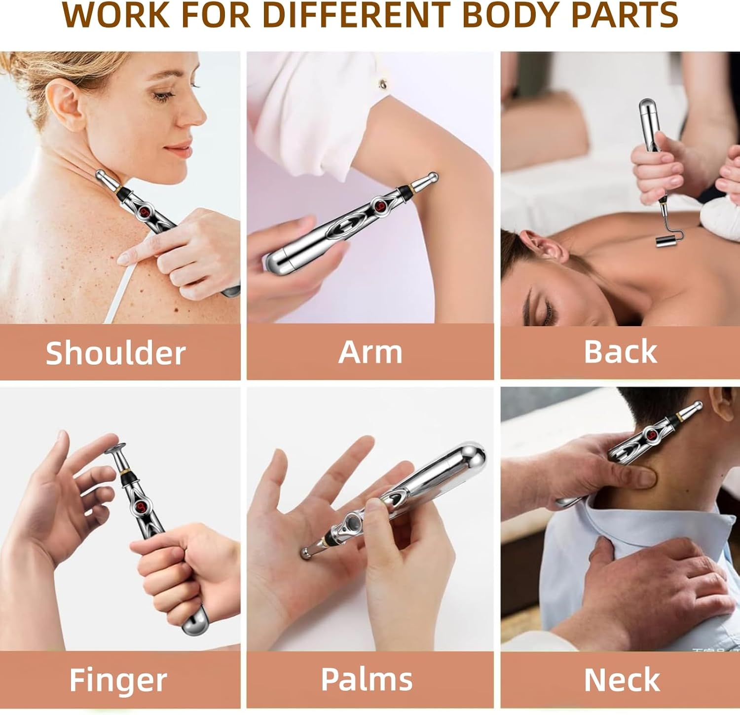 3 in 1 Massage Needle Pen | Electronic Pain Relief Therapy | Meridian Energy Massage Pen Self-Massage Tool for Muscle Healing | with Massage Gel