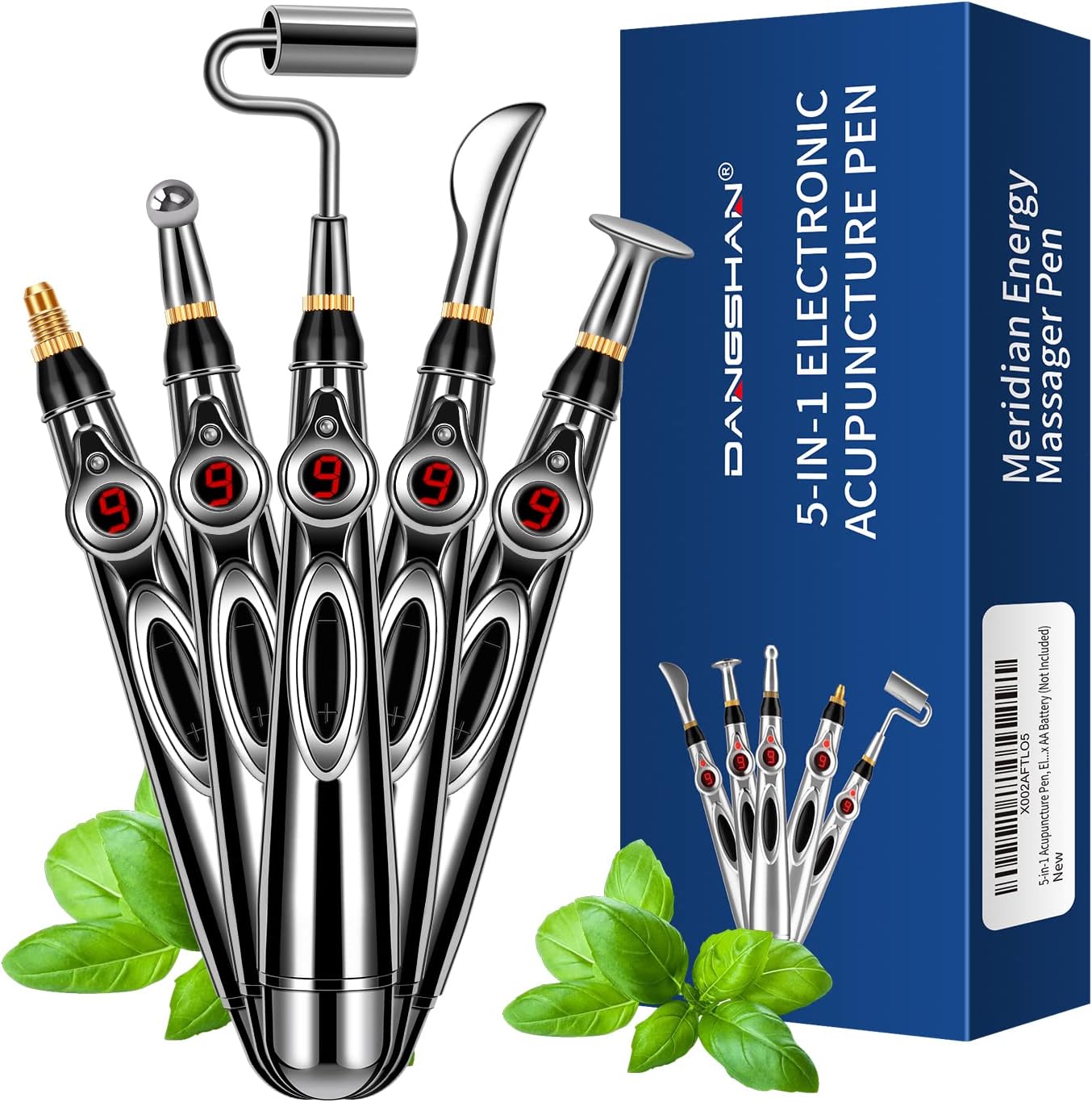 5 in 1 Acupuncture Pen | Electronic Massage Therapy Pen | Pain Relief Therapy | Meridian Energy Pulse Massage Pen
