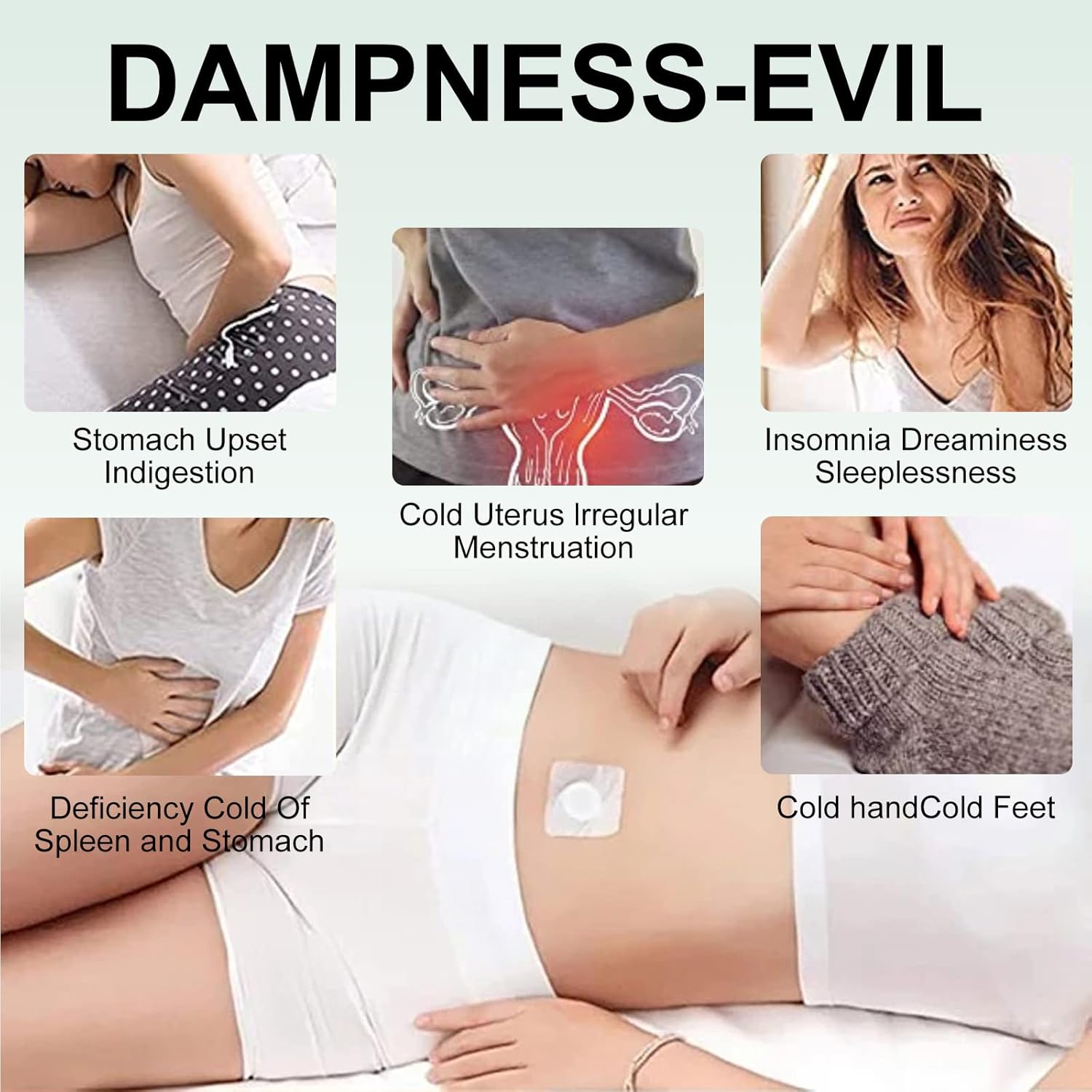 40 Mugwort Navel Stickers - Natural Worm Extract Pills and Tummy Stickers | Healthy Tummy Stickers | Naturally Cleansing Moisture - Removes Wicked Fatigue | Improves Sleep Quality