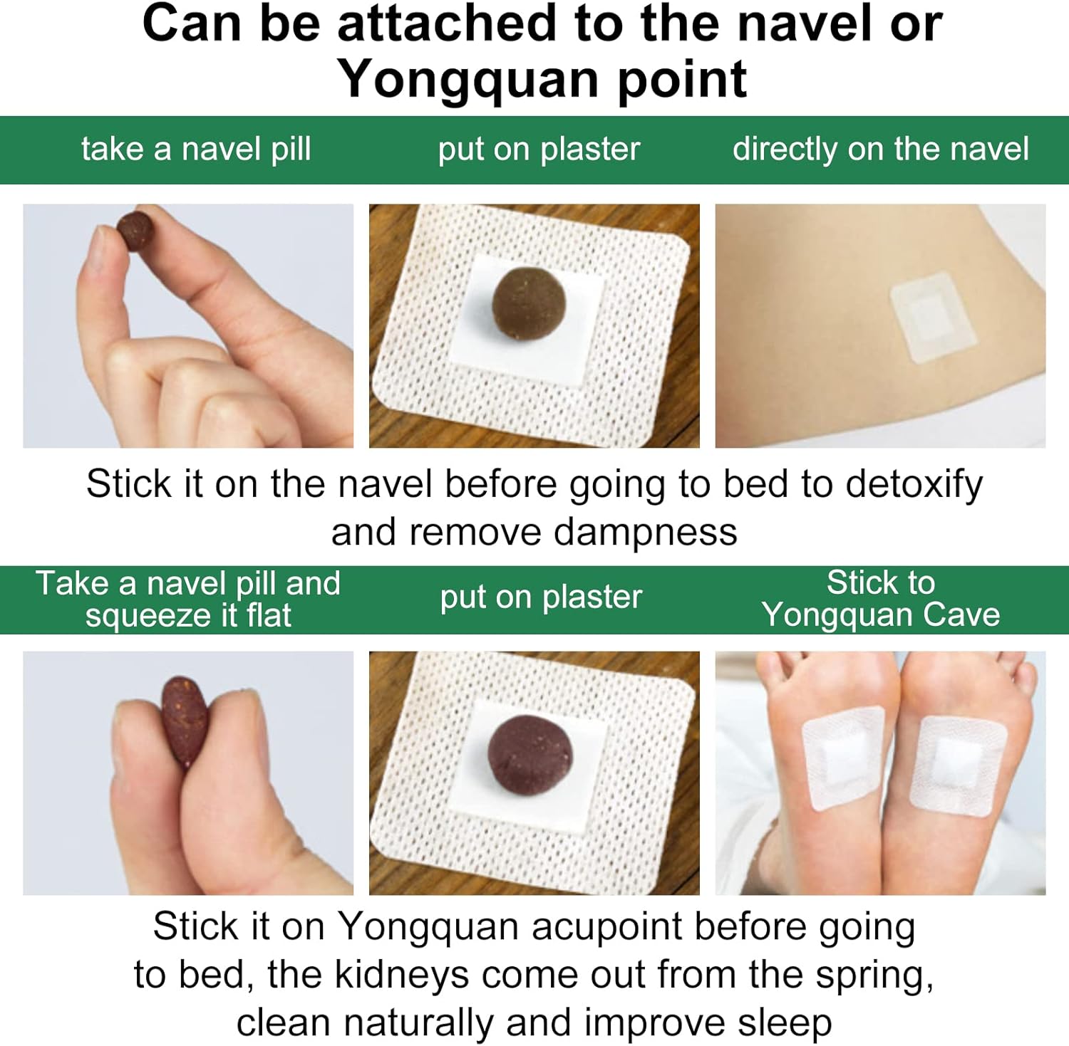 40 Mugwort Navel Stickers - Natural Worm Extract Pills and Tummy Stickers | Healthy Tummy Stickers | Naturally Cleansing Moisture - Removes Wicked Fatigue | Improves Sleep Quality
