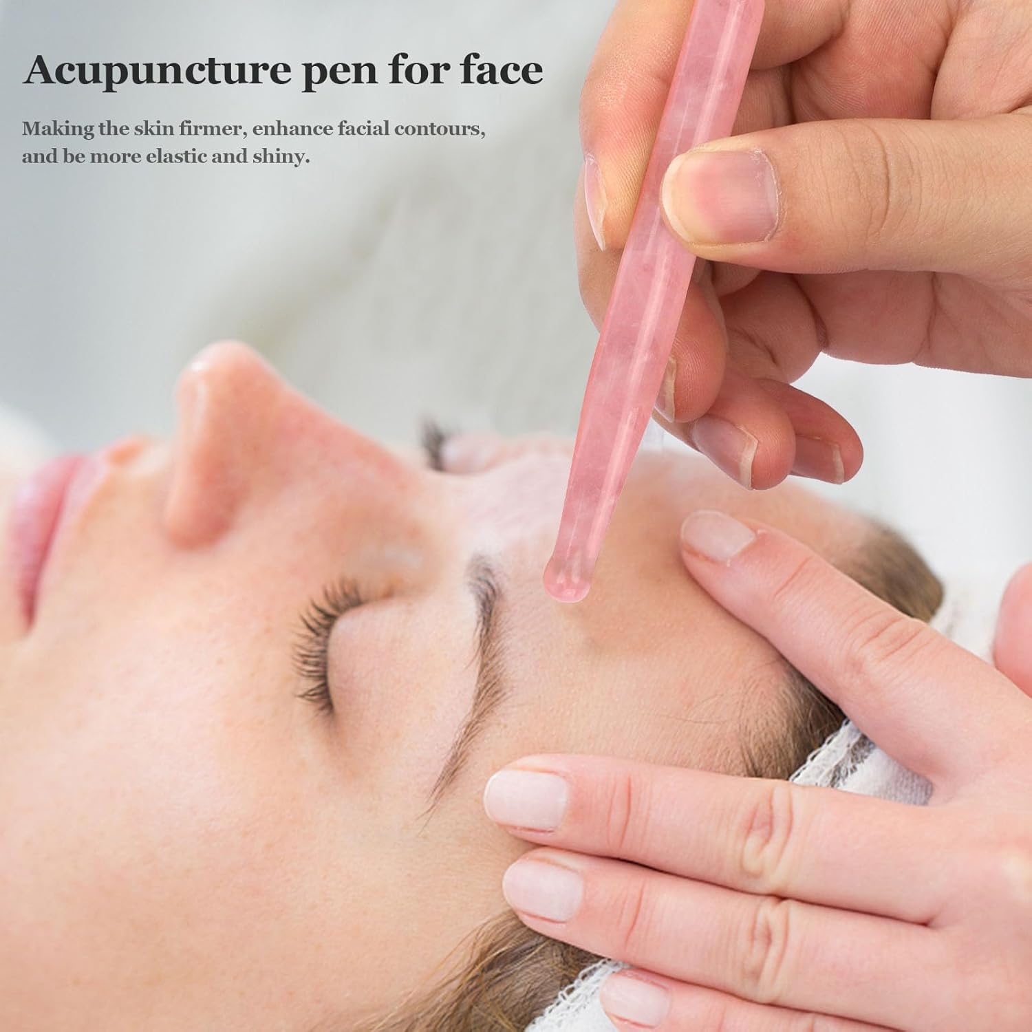 Eye Cream Applicator,Eye Massage Stick,Acupuncture Pen Facial Points Care Relaxing Gua Sha Treatment Tools For Women For Facial Massager,Reduce Puffiness Wrinkles