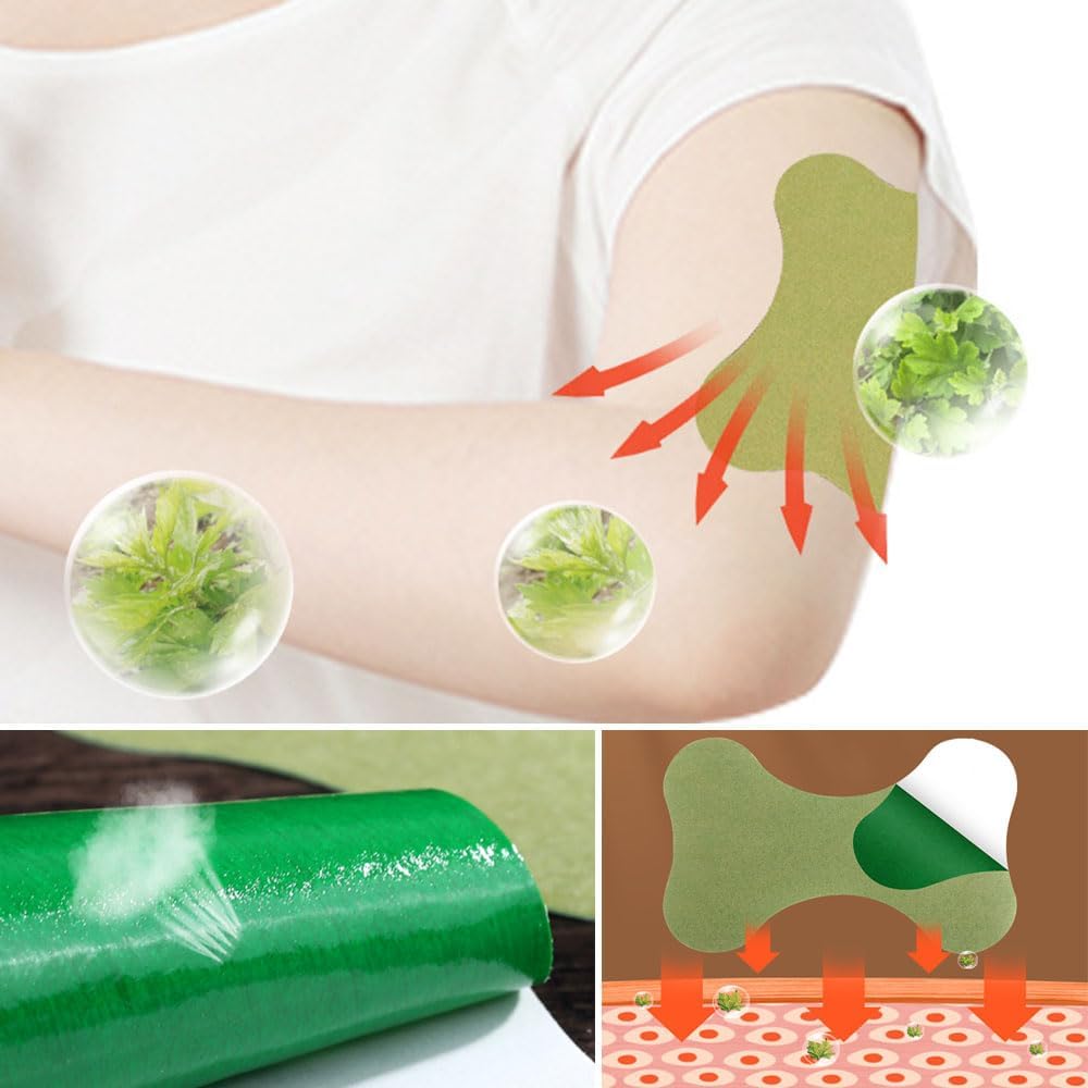 Valid 24 pcs/box Mugwort Patches/Patches - Worms Stickers Natural Herbal Patches/Patches for Arms and LegsNatural Herbal Arm Patches for Women and Men (24)
