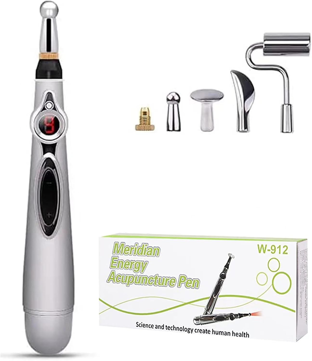 Acupuncture Pen | Electronic Acupuncture Pen Therapy | Energy Massage Tool for Men and Women (5 in 1)