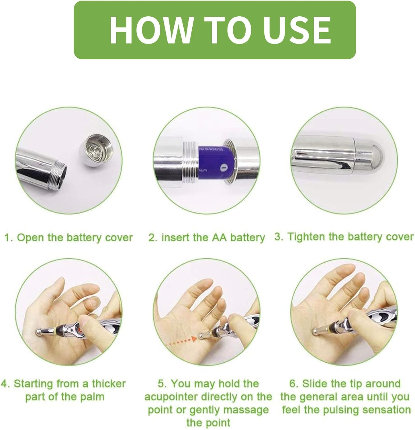 Acupuncture Pen | Electronic Acupuncture Pen Therapy | Energy Massage Tool for Men and Women (5 in 1)